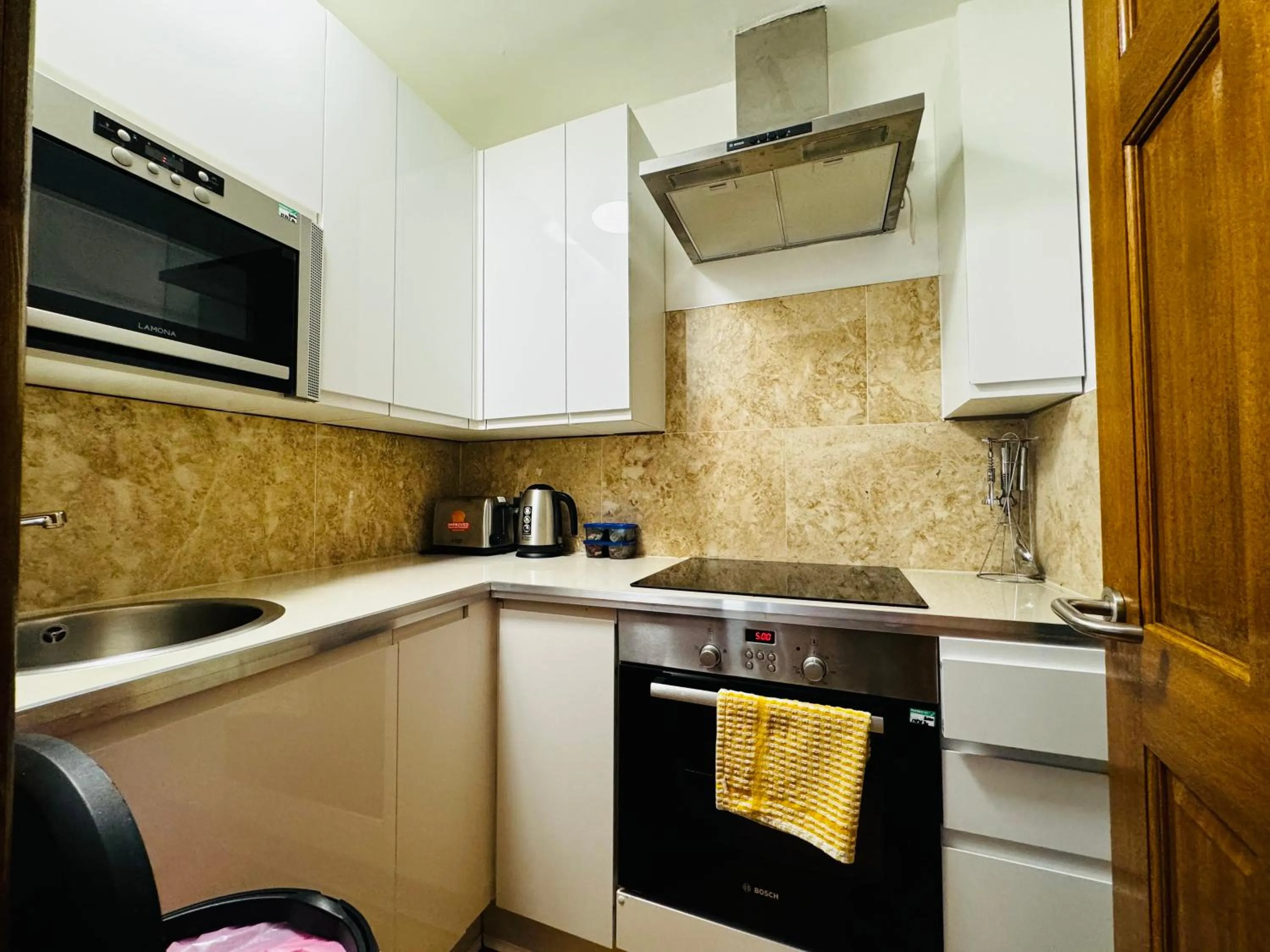 kitchen in Berkley Apartments