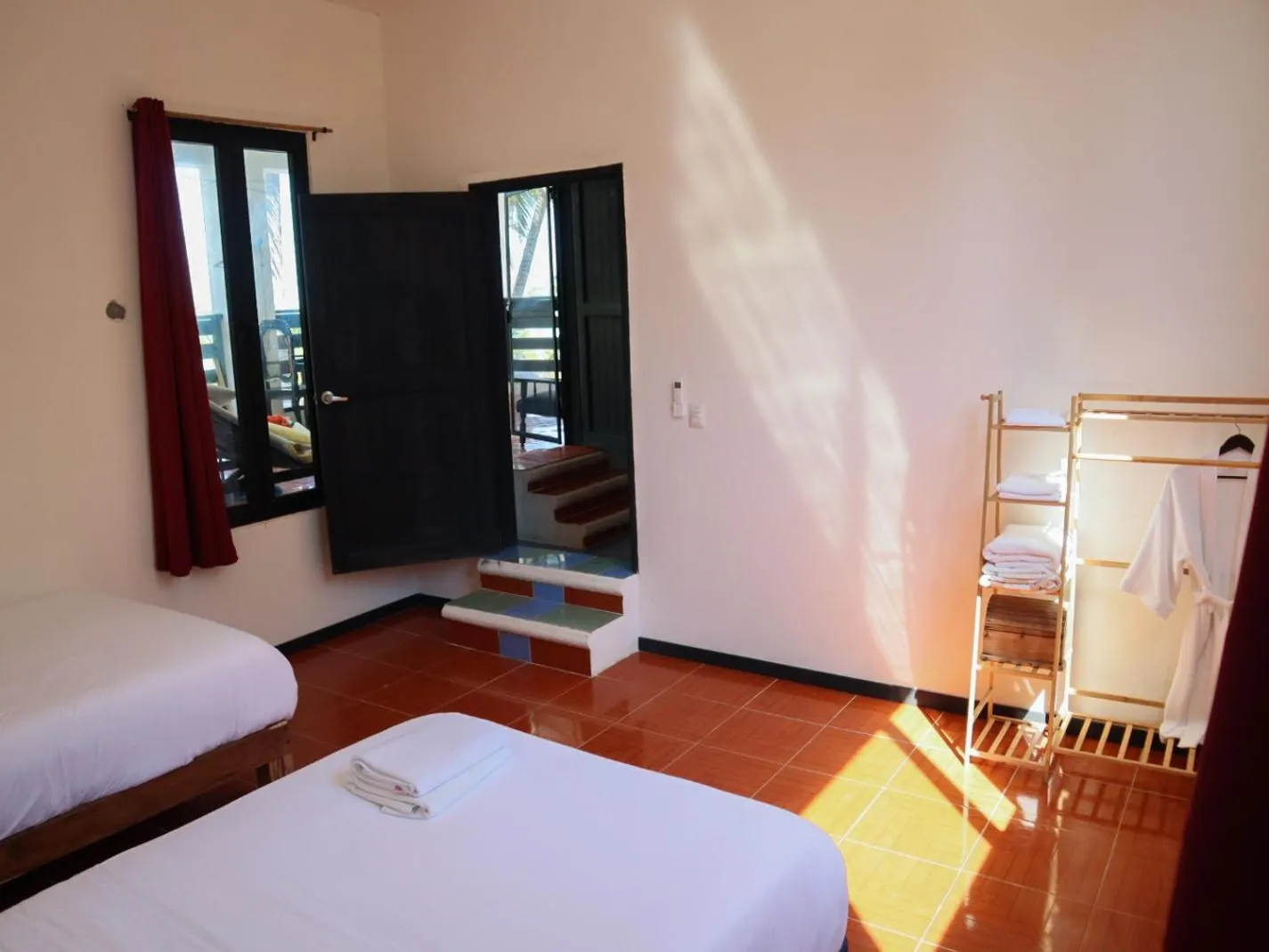 Bed in Casa Mate BeachFront HOUSES El Cuyo