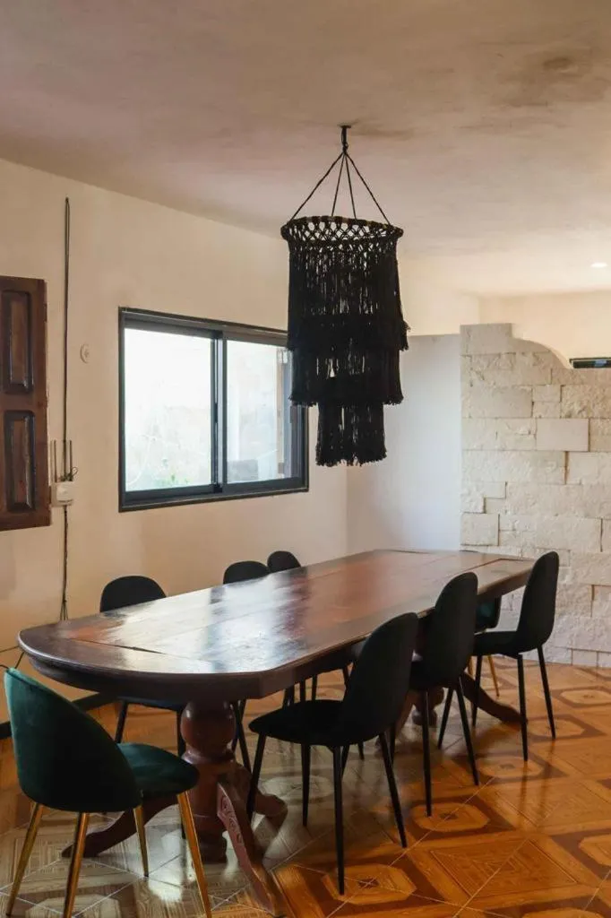 Dining area in Casa Mate BeachFront HOUSES El Cuyo