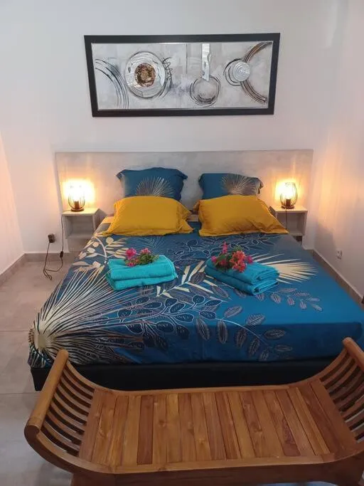 Bed in VILLA DONNA vue mer exceptionnelle piscine