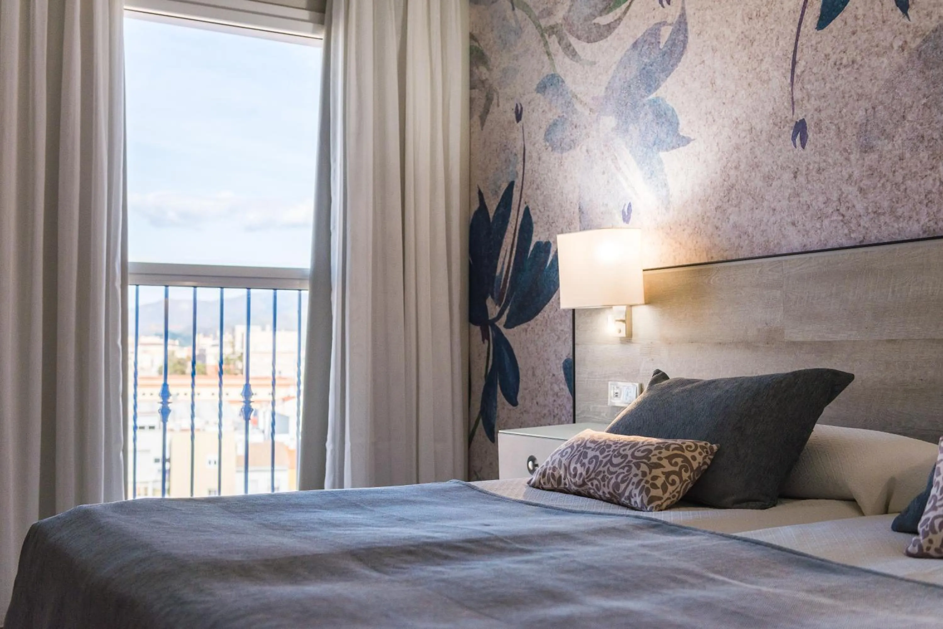 Bedroom, Bed in Salles Hotel Málaga Centro