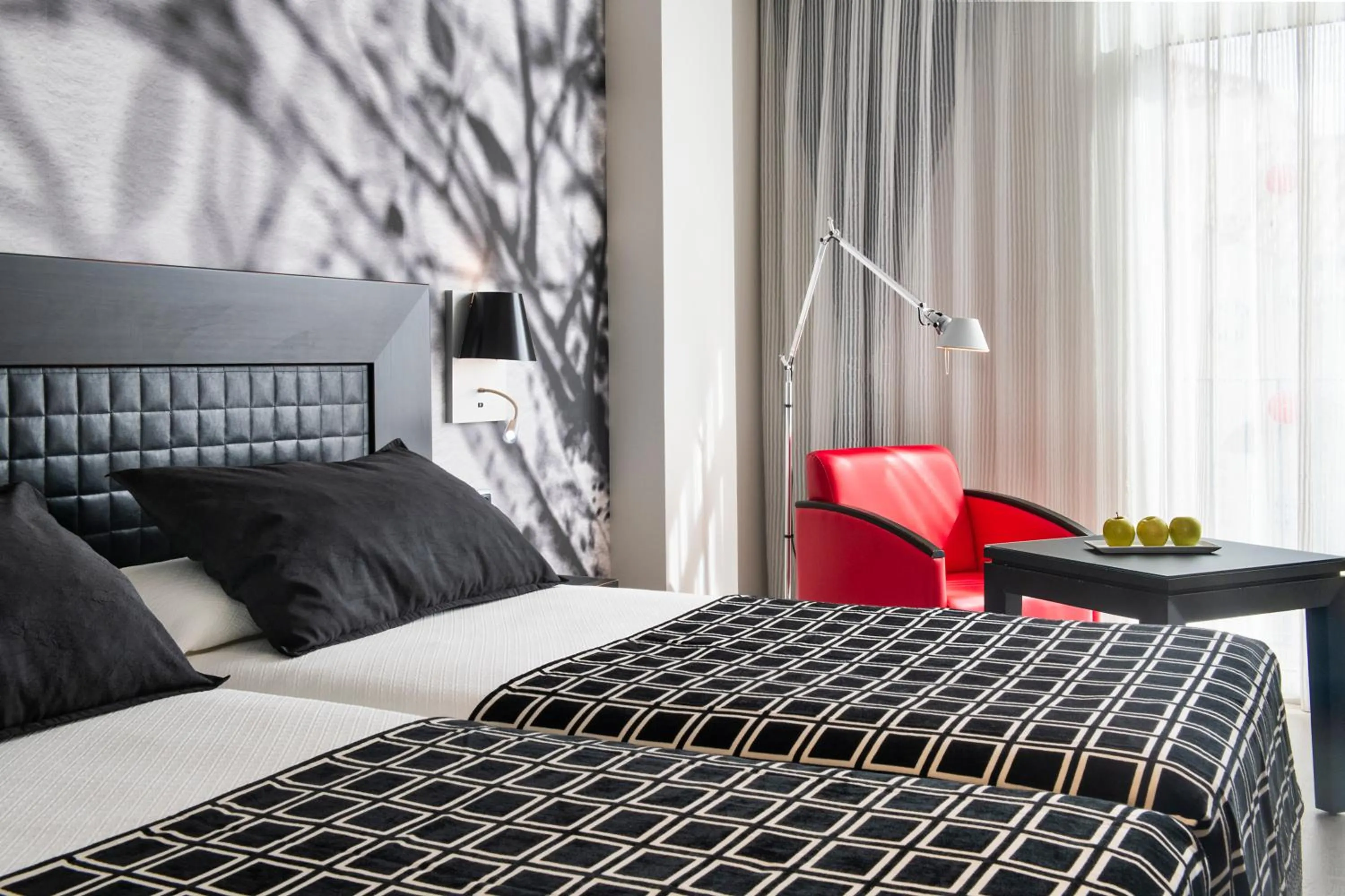 Bedroom, Bed in Salles Hotel Málaga Centro