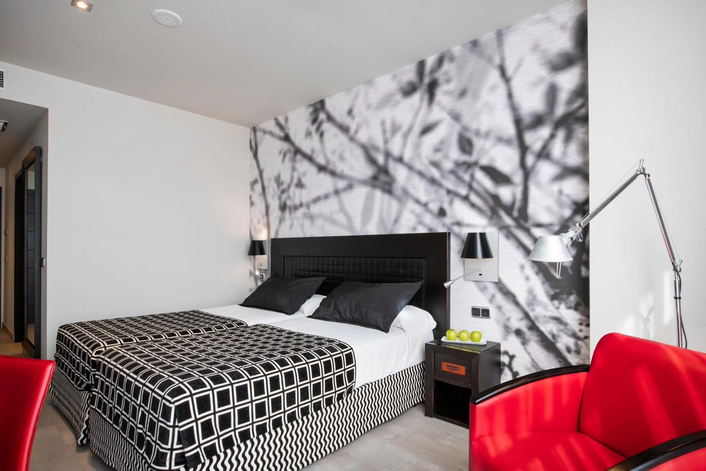 Bedroom, Bed in Salles Hotel Málaga Centro