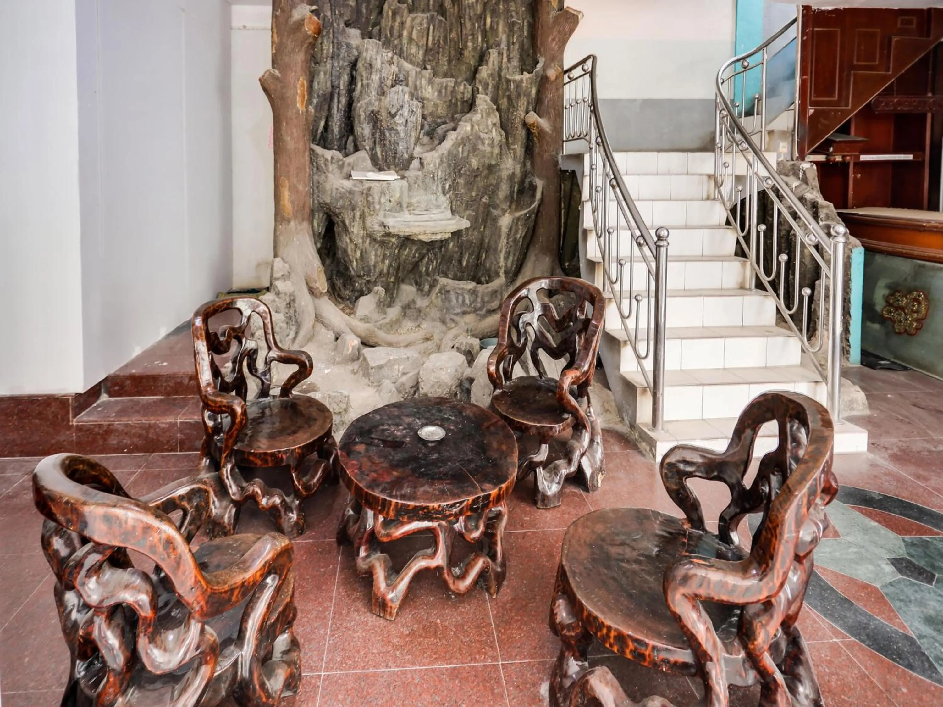 Lobby or reception in Hotel O Solo Baru 2 Homestay Syariah