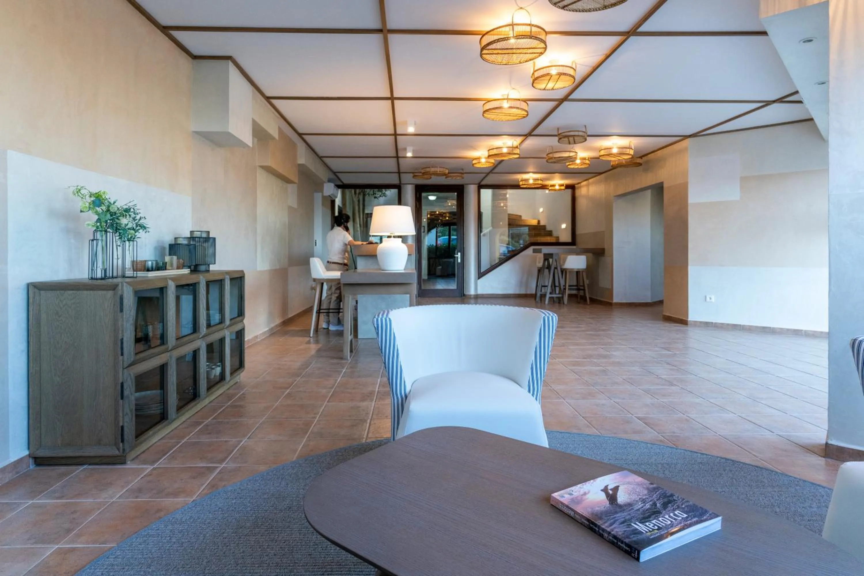 Seating area in Calallonga Hotel Menorca