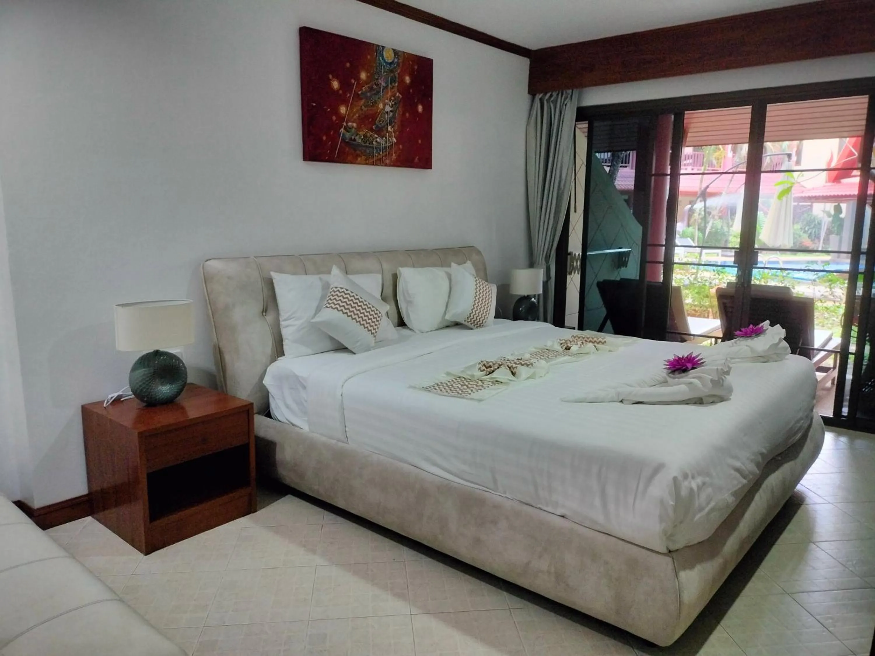 Bed in Sai Rougn apartment