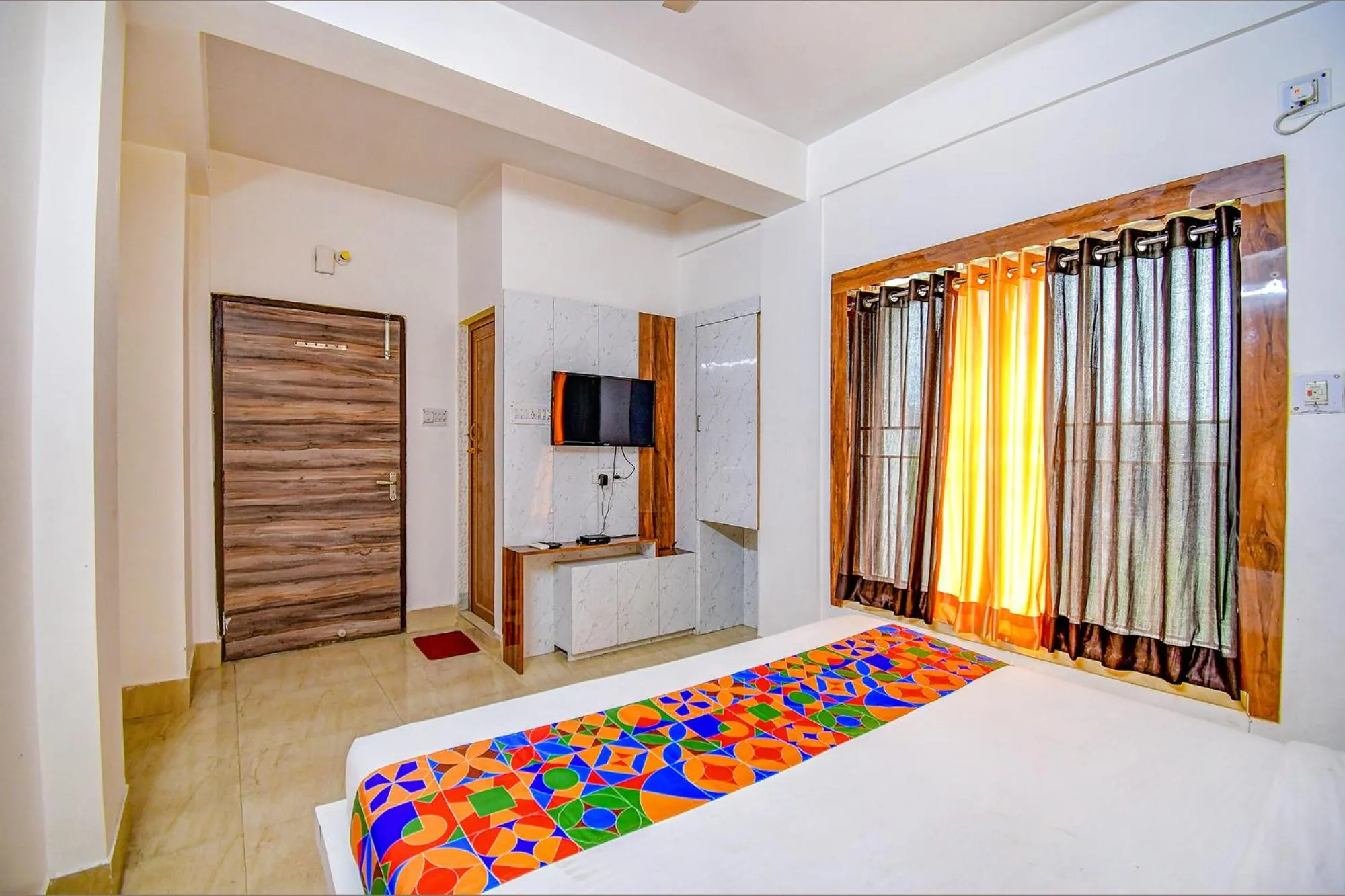 Bed in Super Hotel O Ruby Near Acropolis Mall