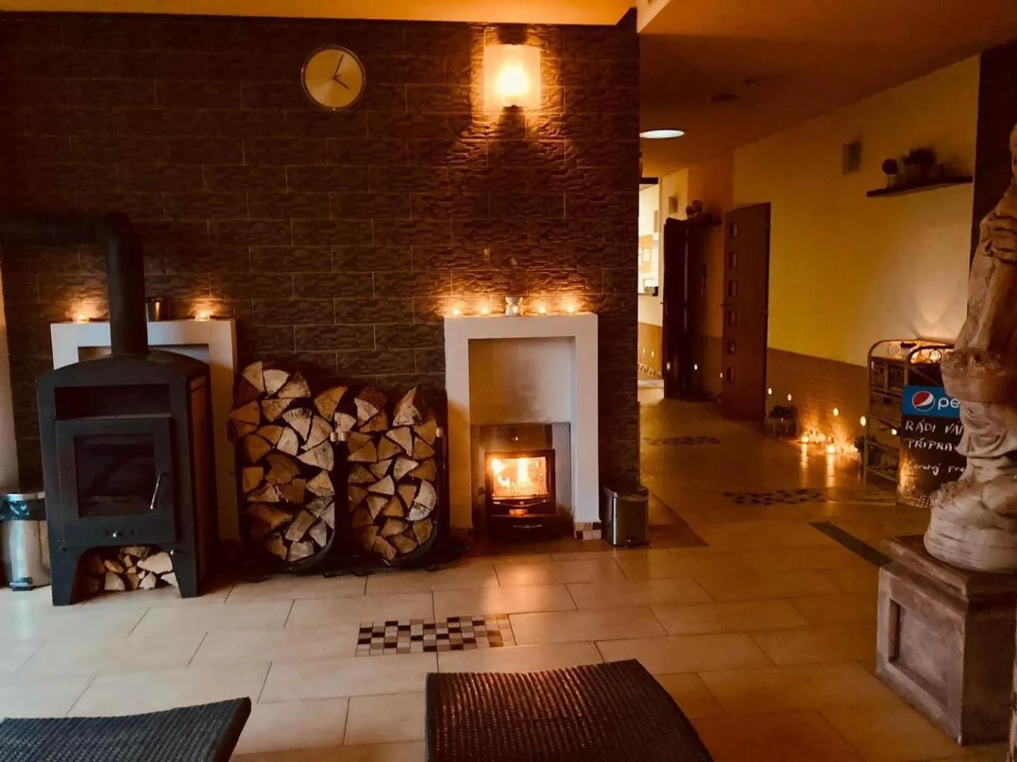 Sauna in Apartmány, Penzion, Wellness U zlaté rybky