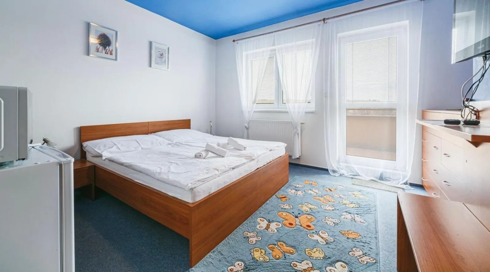 Bed in Apartmány, Penzion, Wellness U zlaté rybky
