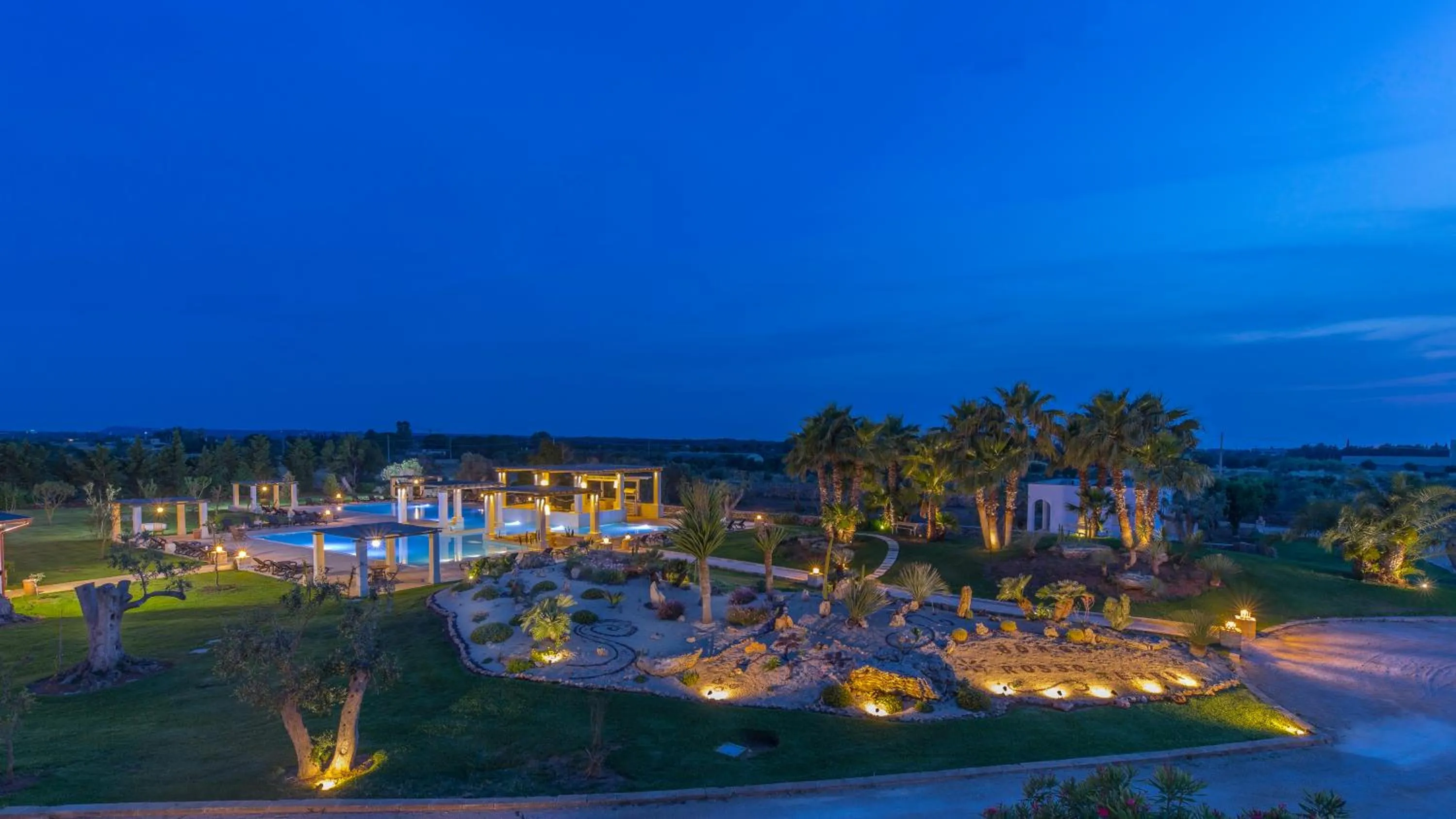 Bird's eye view in Borgo Rosso Terra