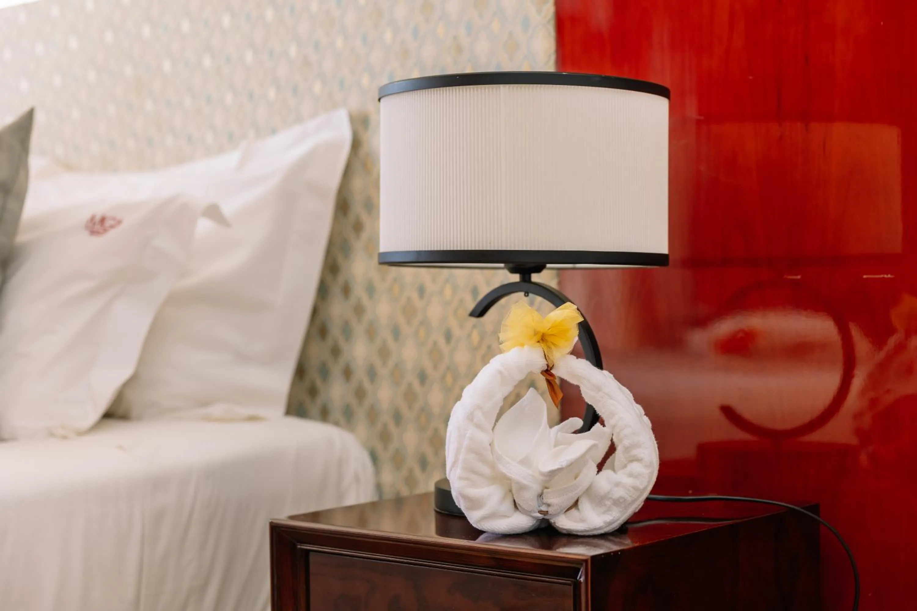 Decorative detail, Bed in Monicca Collection Suites and Residences