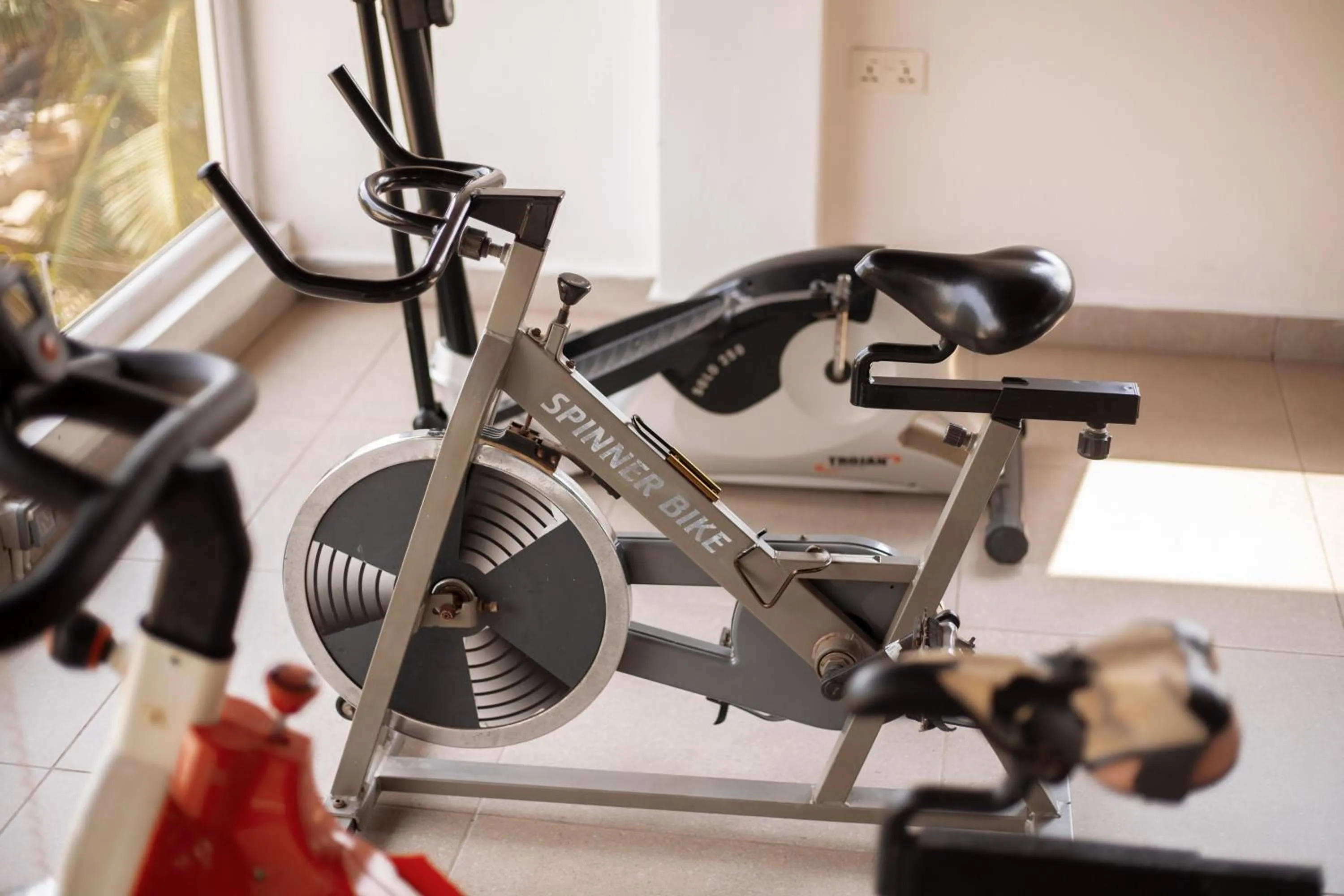 Fitness centre/facilities in Bragha Apartments And Hotel
