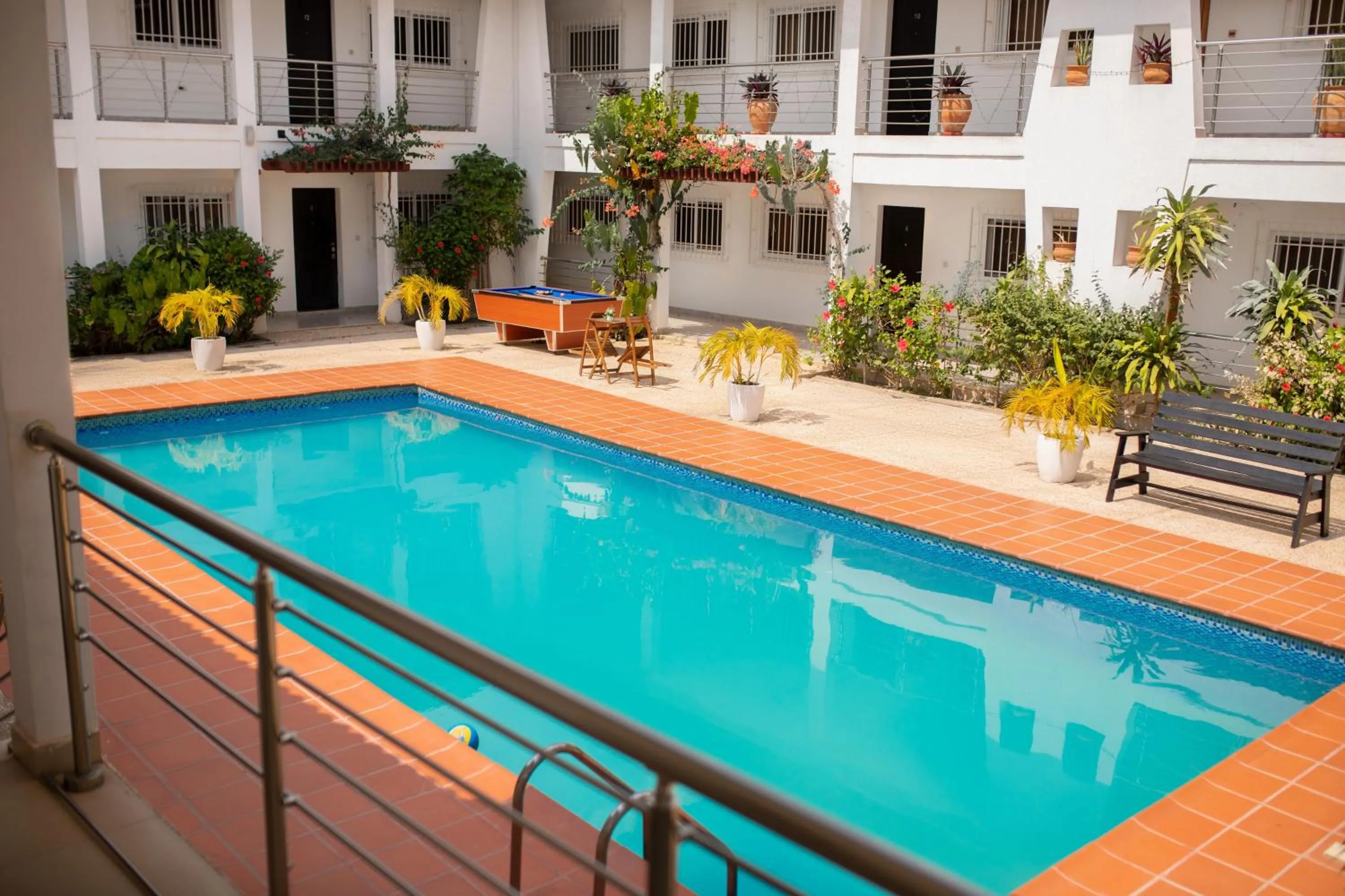 Swimming pool in Bragha Apartments And Hotel