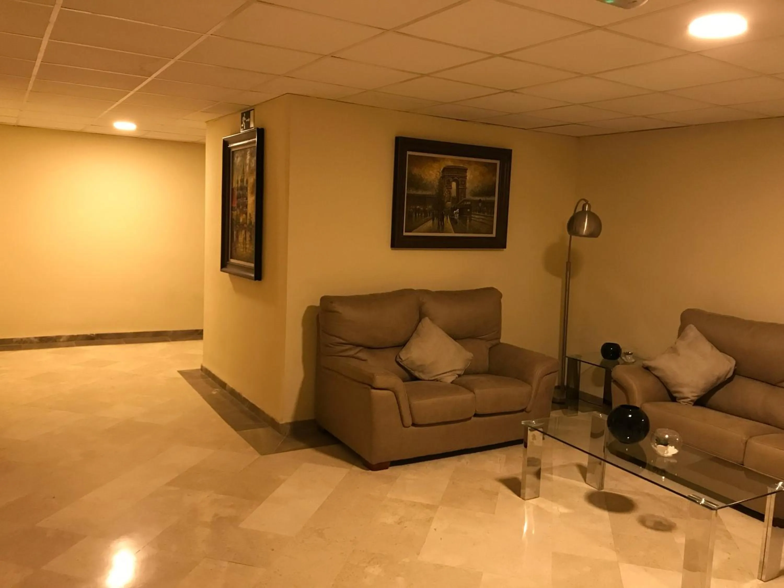 Seating area in Los Galanes