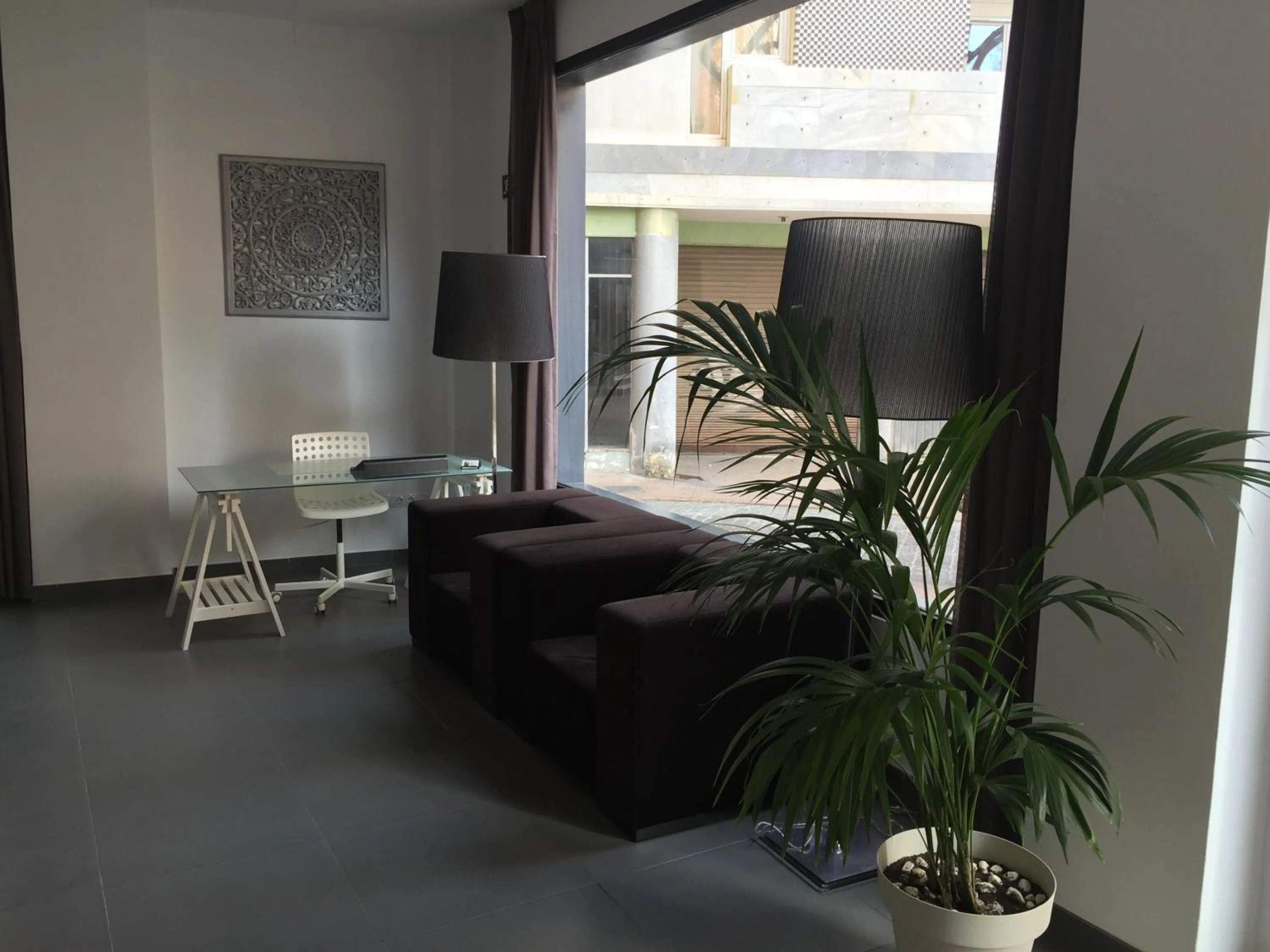 Lobby or reception in La Perla