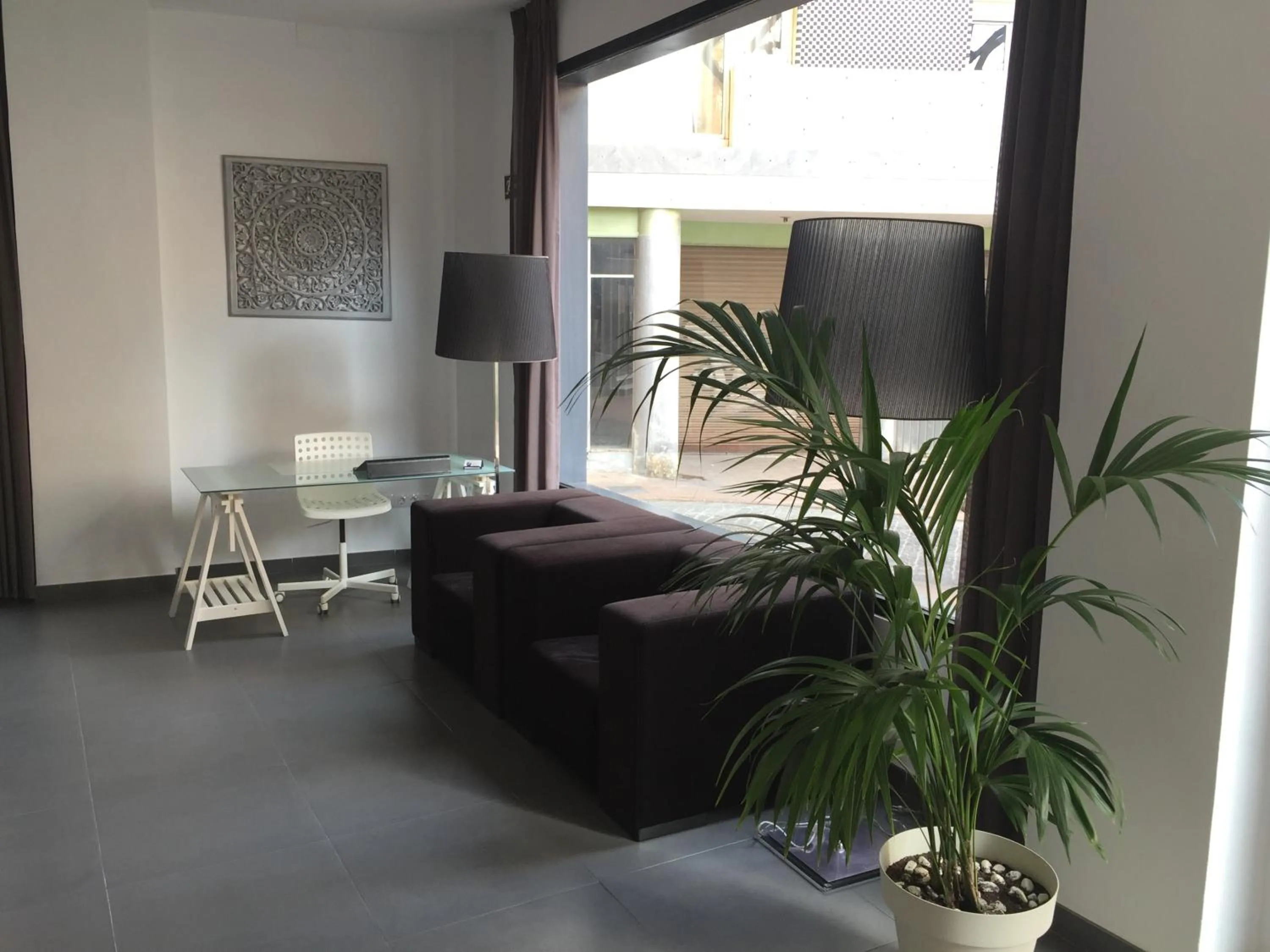 Lobby or reception in La Perla