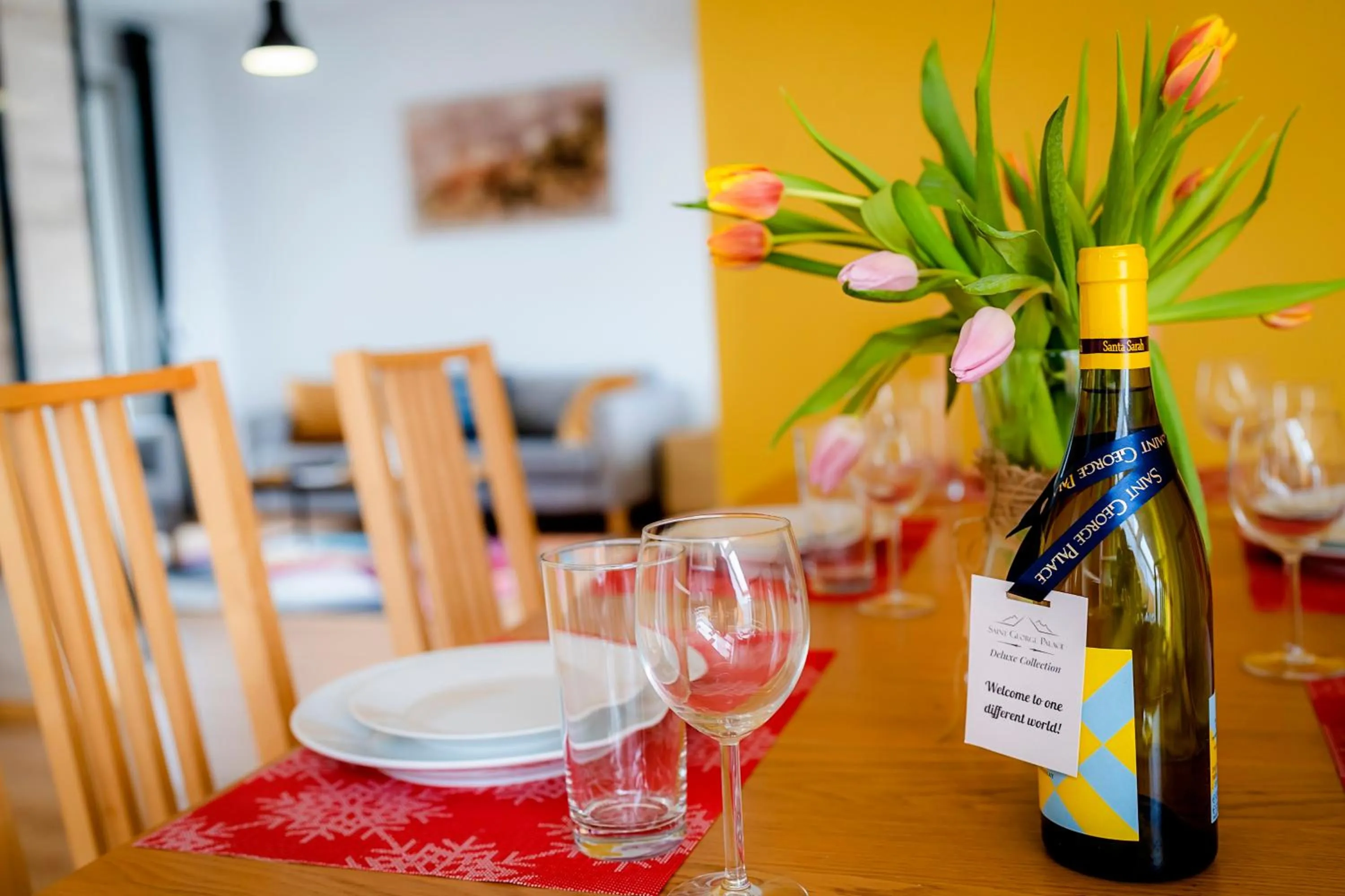 Dining area in Saint George Palace Deluxe Collection