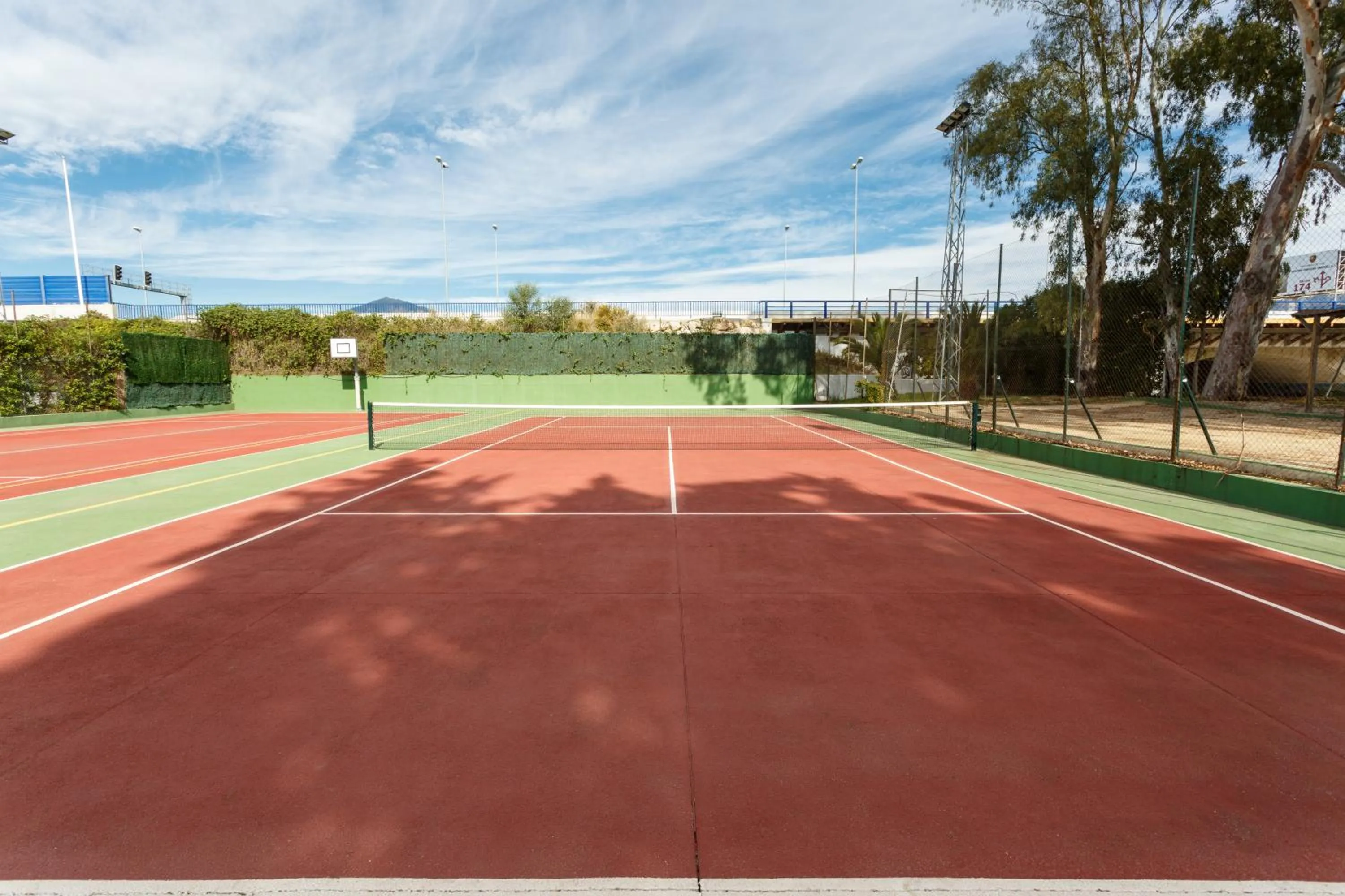 Tennis court in Globales Pueblo Andaluz