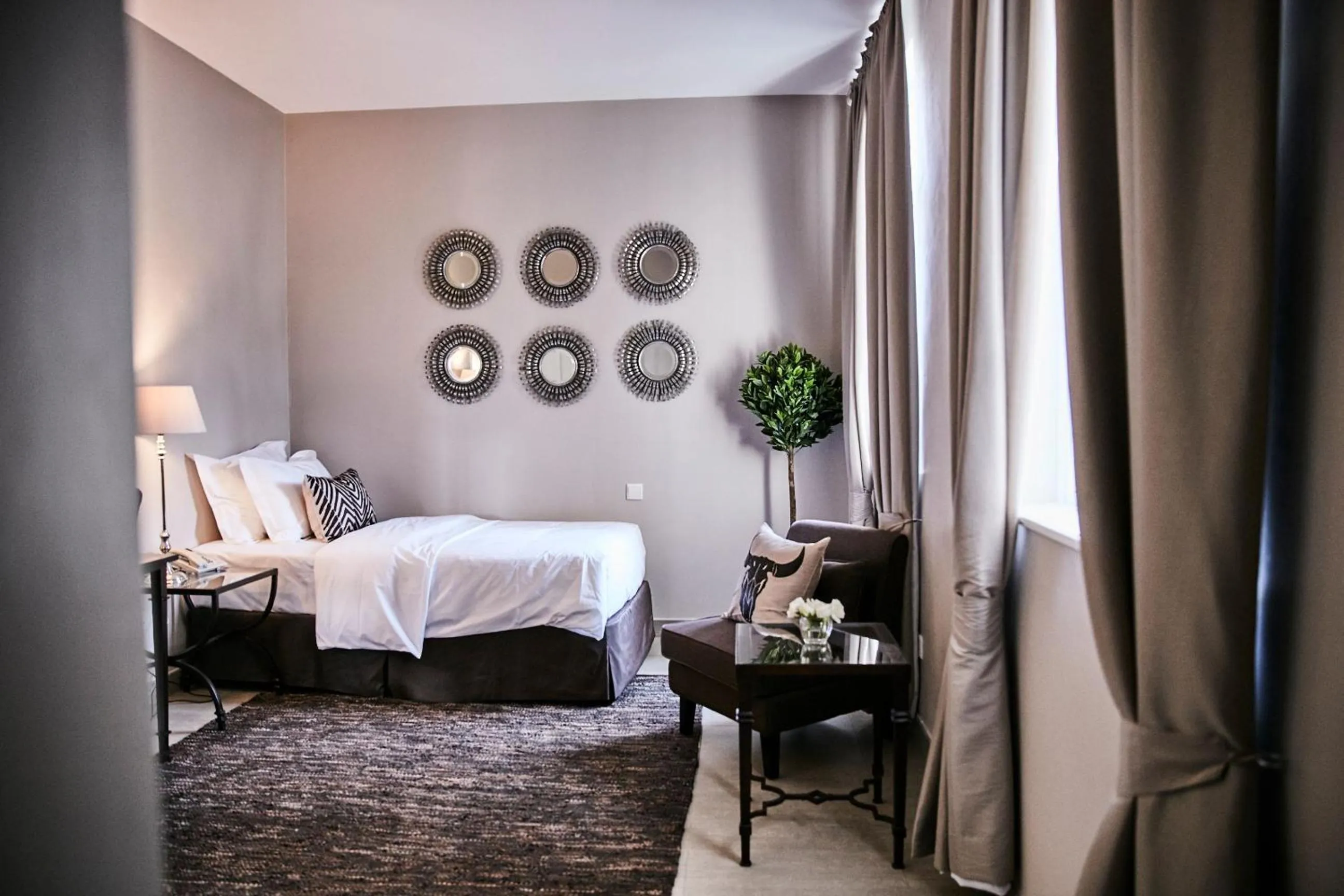 Bed in Palacina The Residence & The Suites