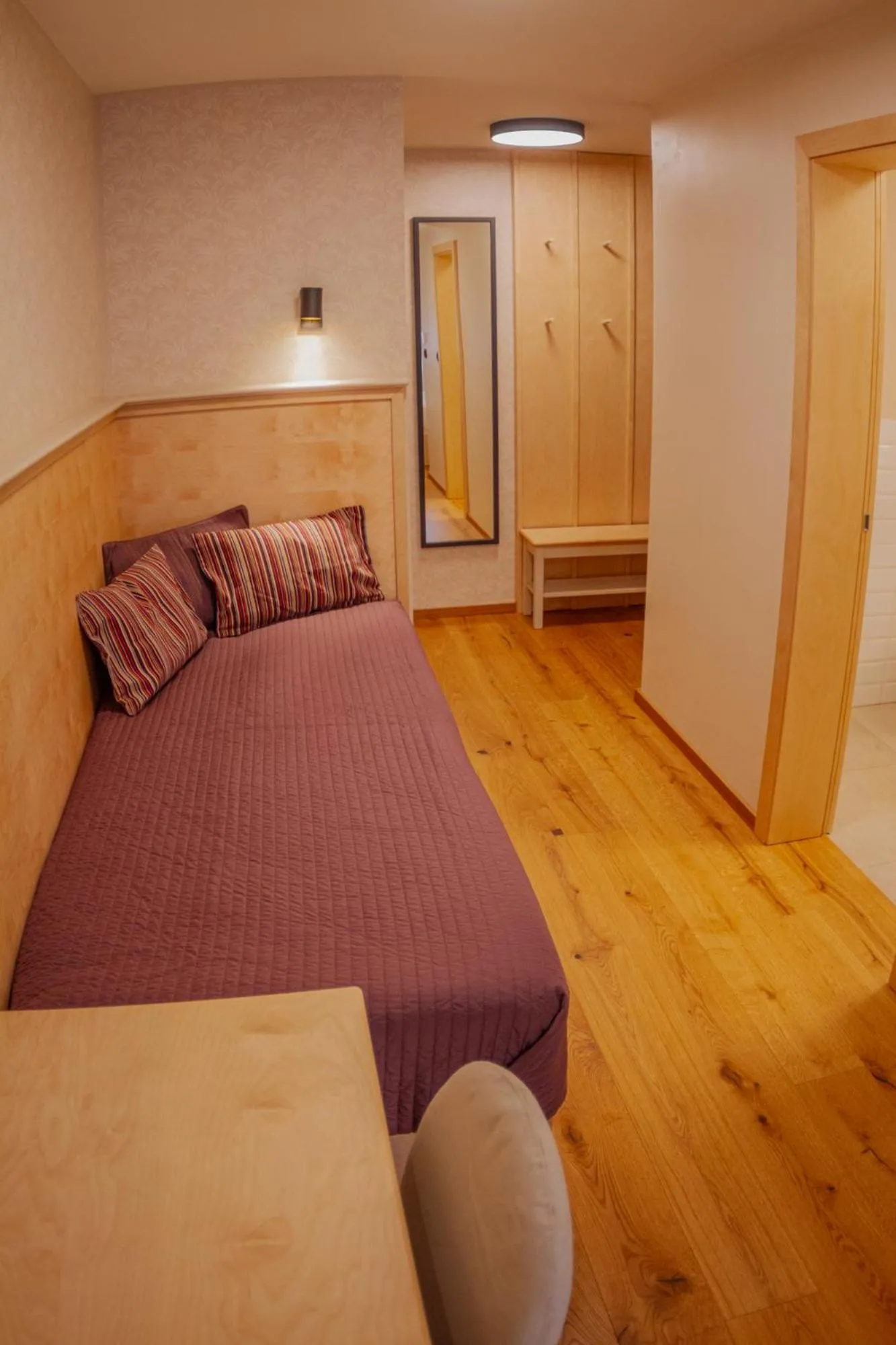 Seating area, Bed in Guesthouse Les