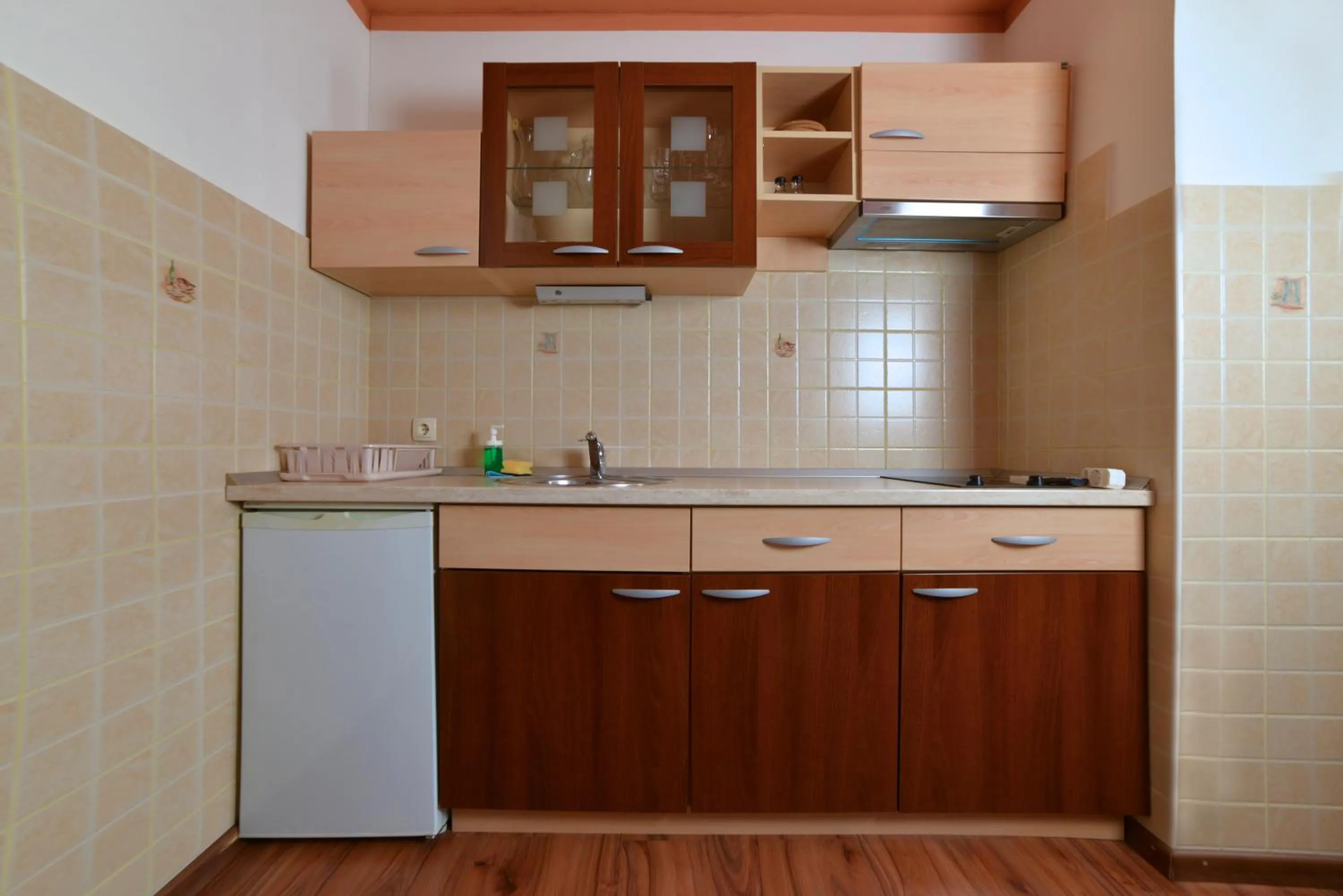 Kitchen or kitchenette in Guesthouse Les
