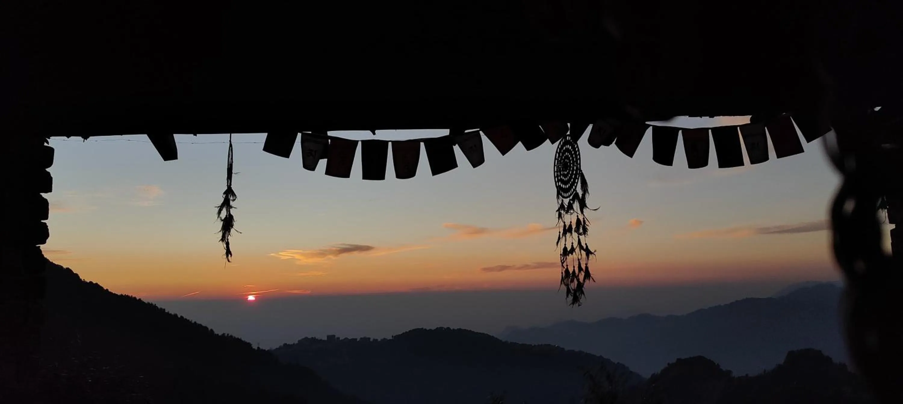Mountain view in The Unmad - Dharamkot