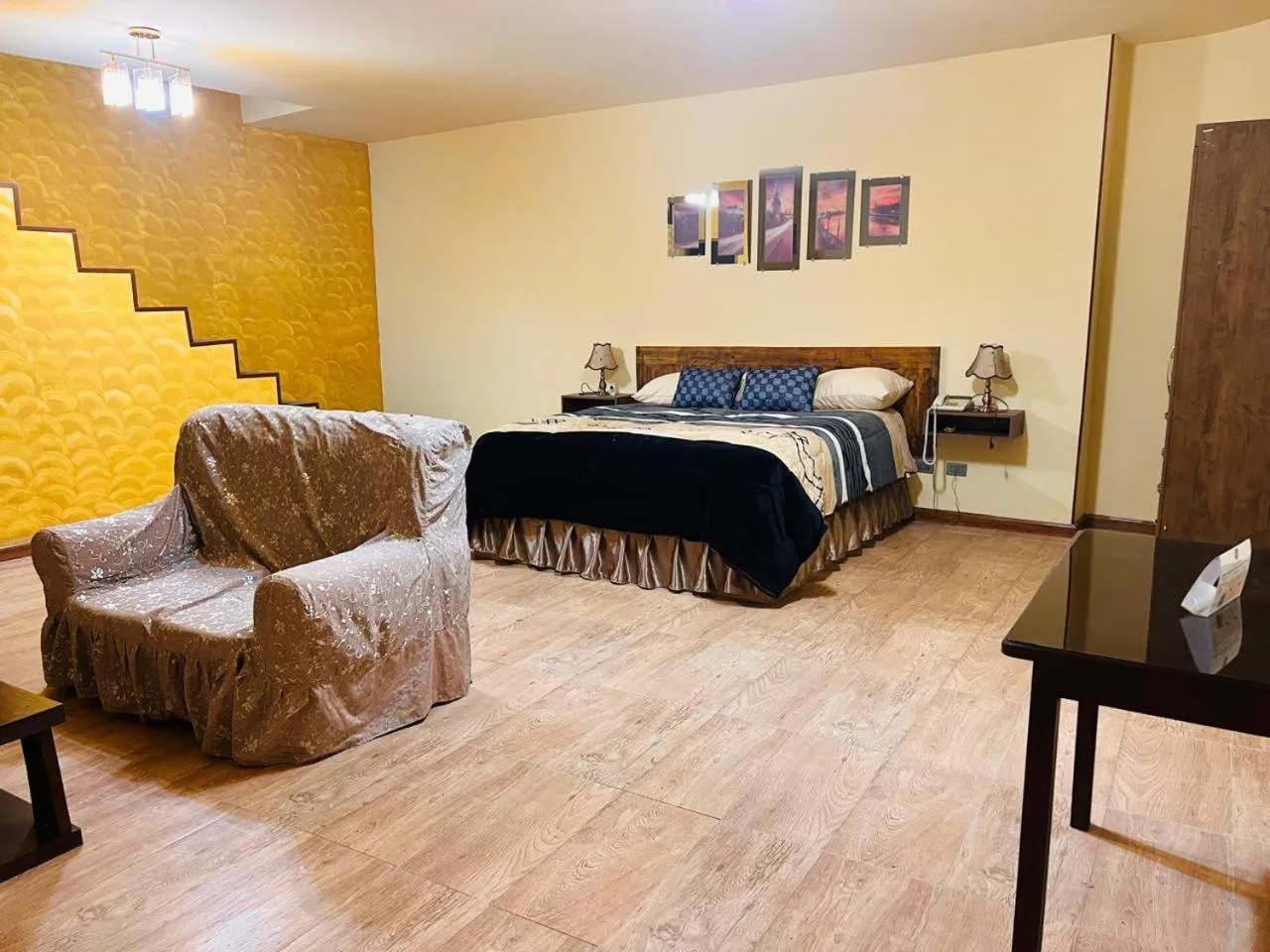 Bed in Hotel Gran Aurum