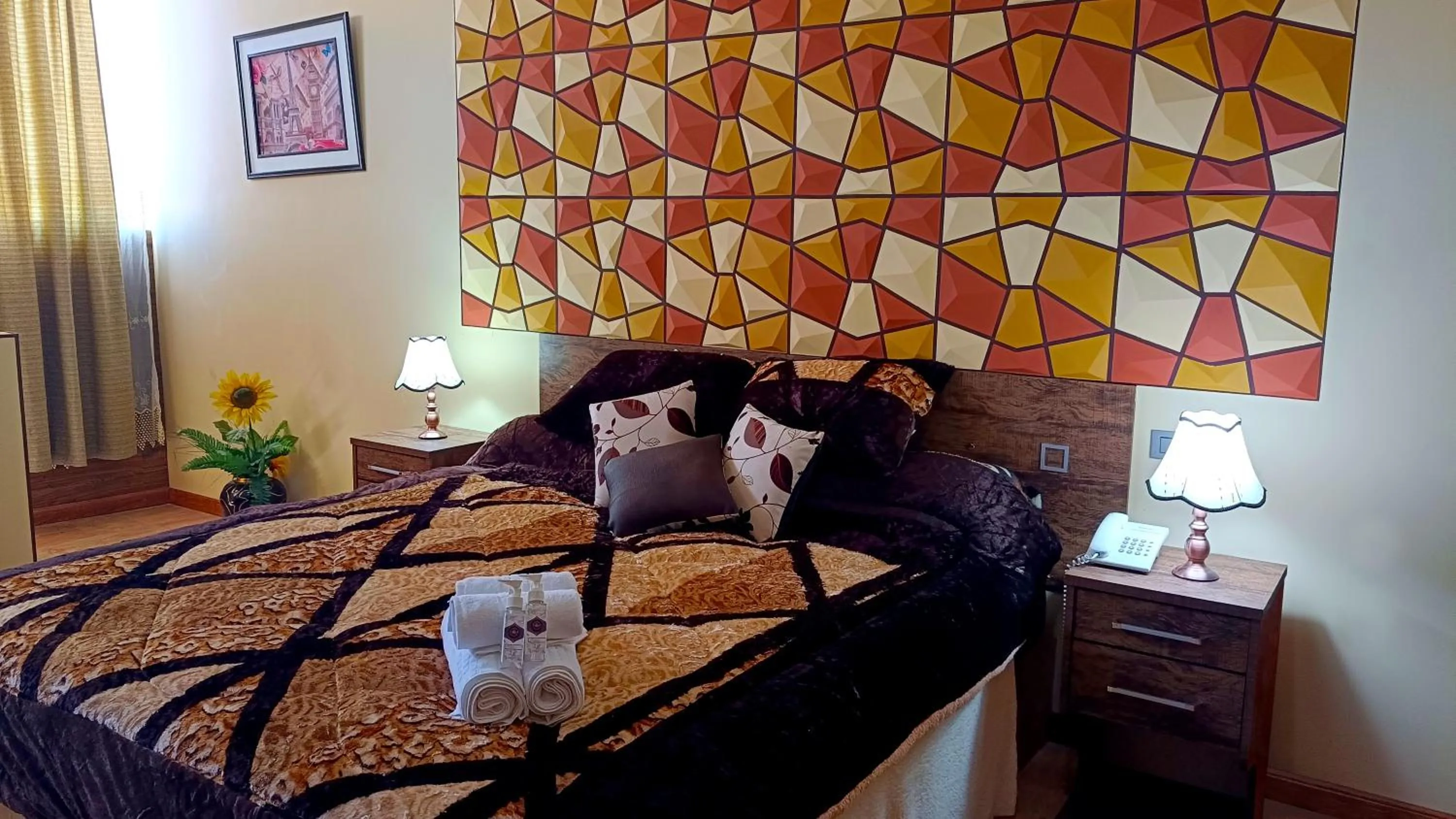 Bed in Hotel Gran Aurum