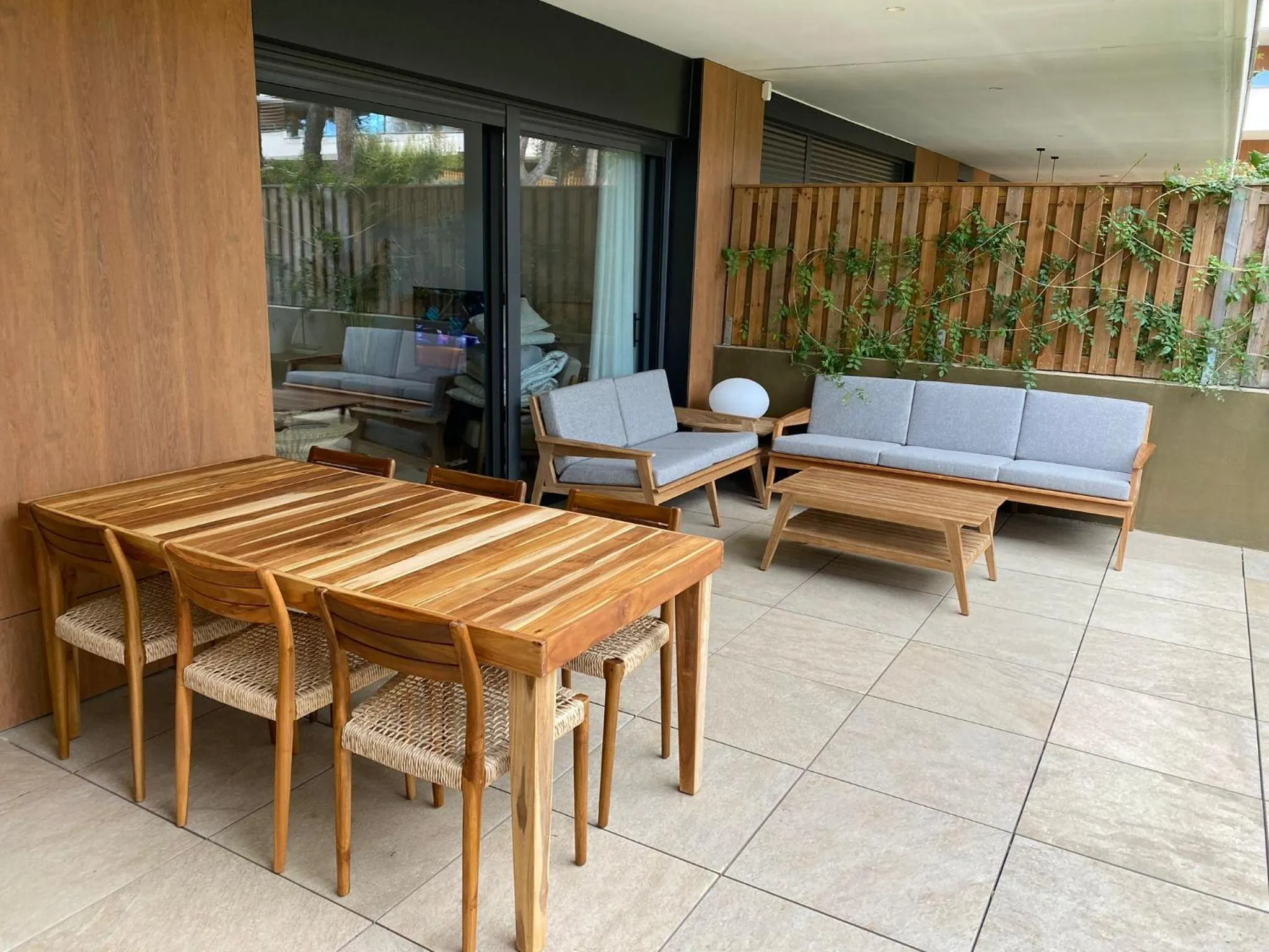 Seating area in Apartamento nuevo, equipado y decorado con estilo