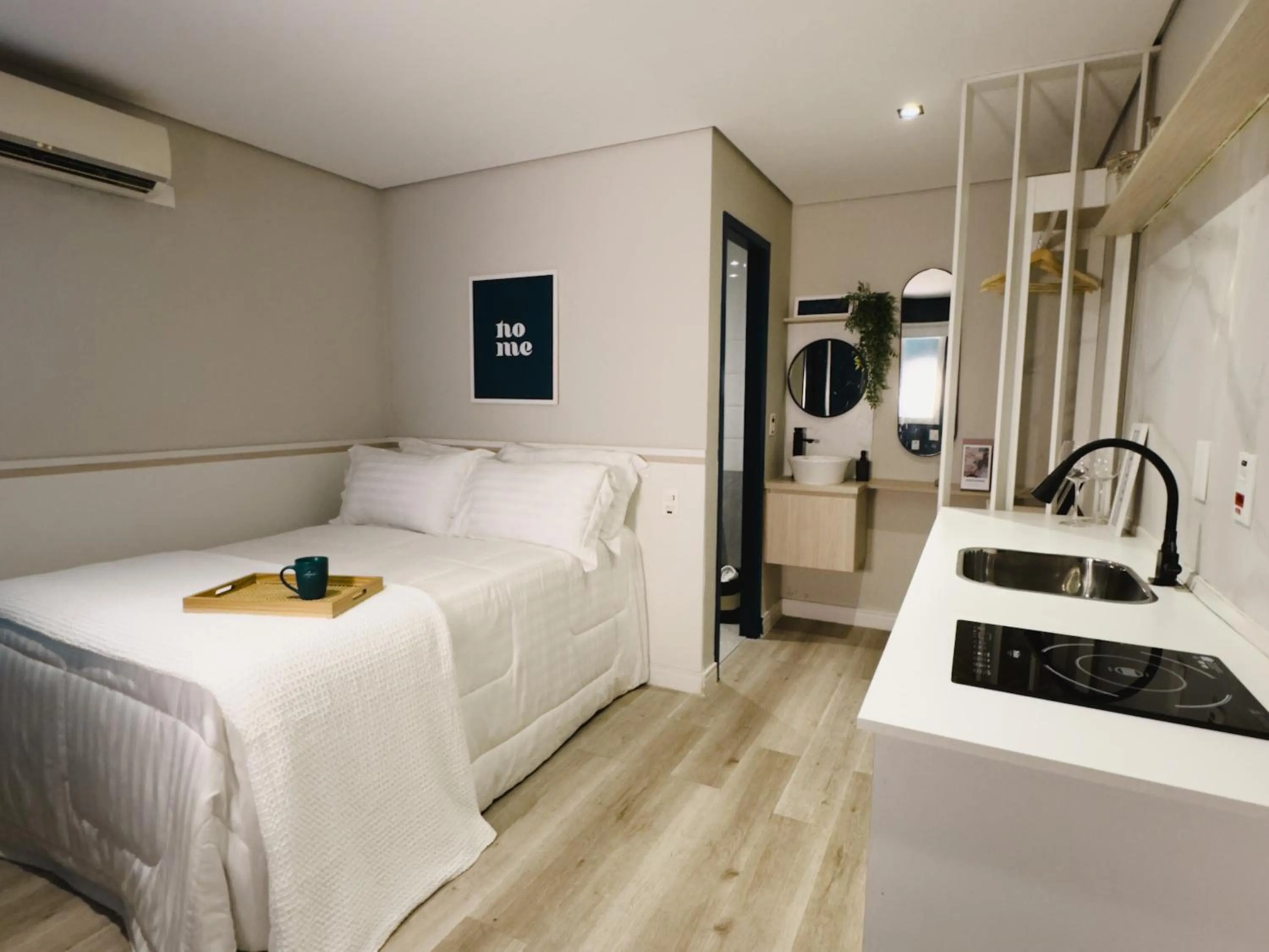 Bed in Apê Paulista Alameda Santos