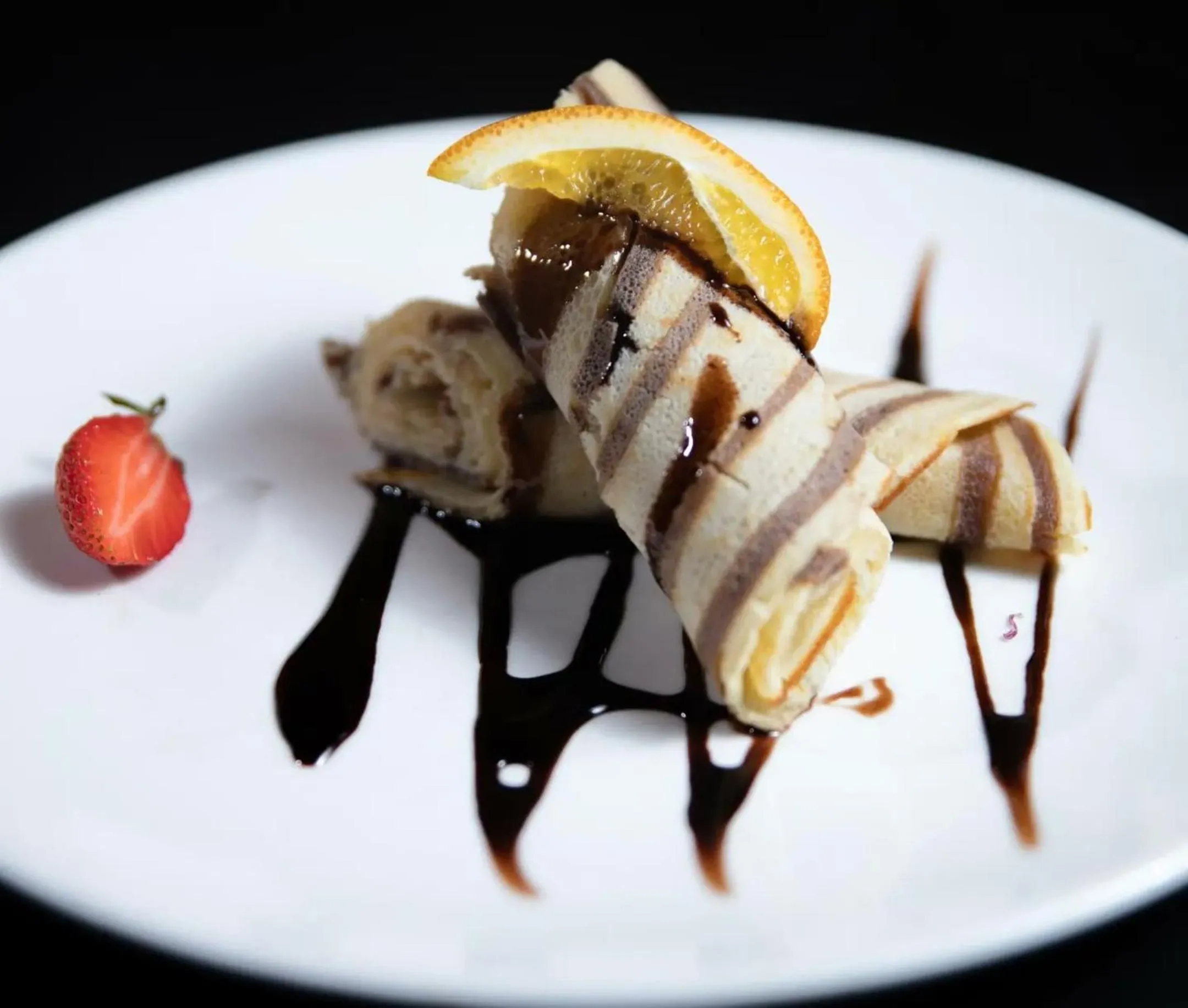 Food close-up in Romeos Hotel