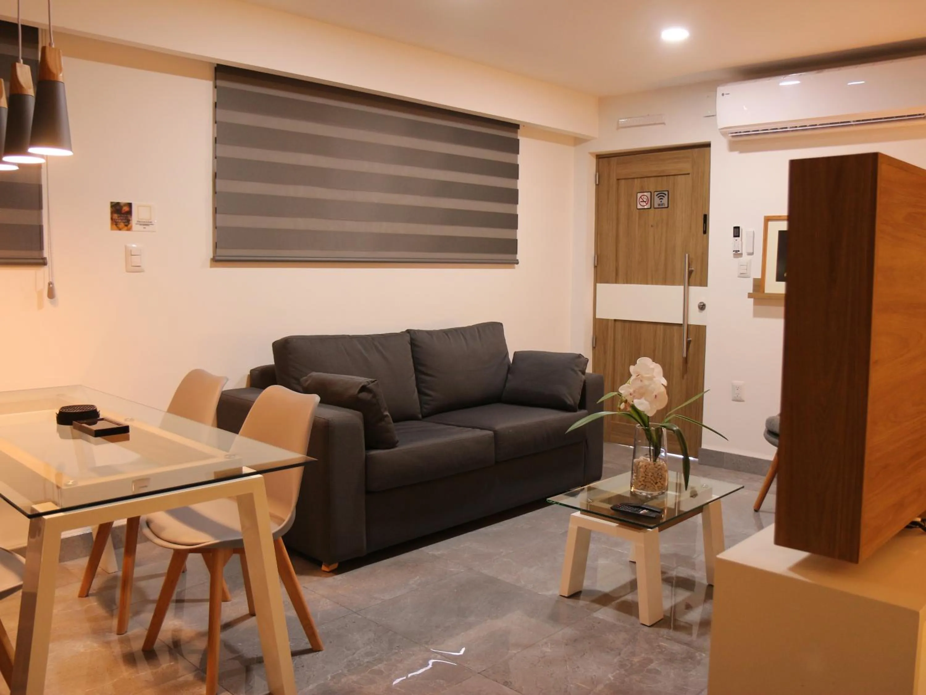 Living room in The Lu'um House