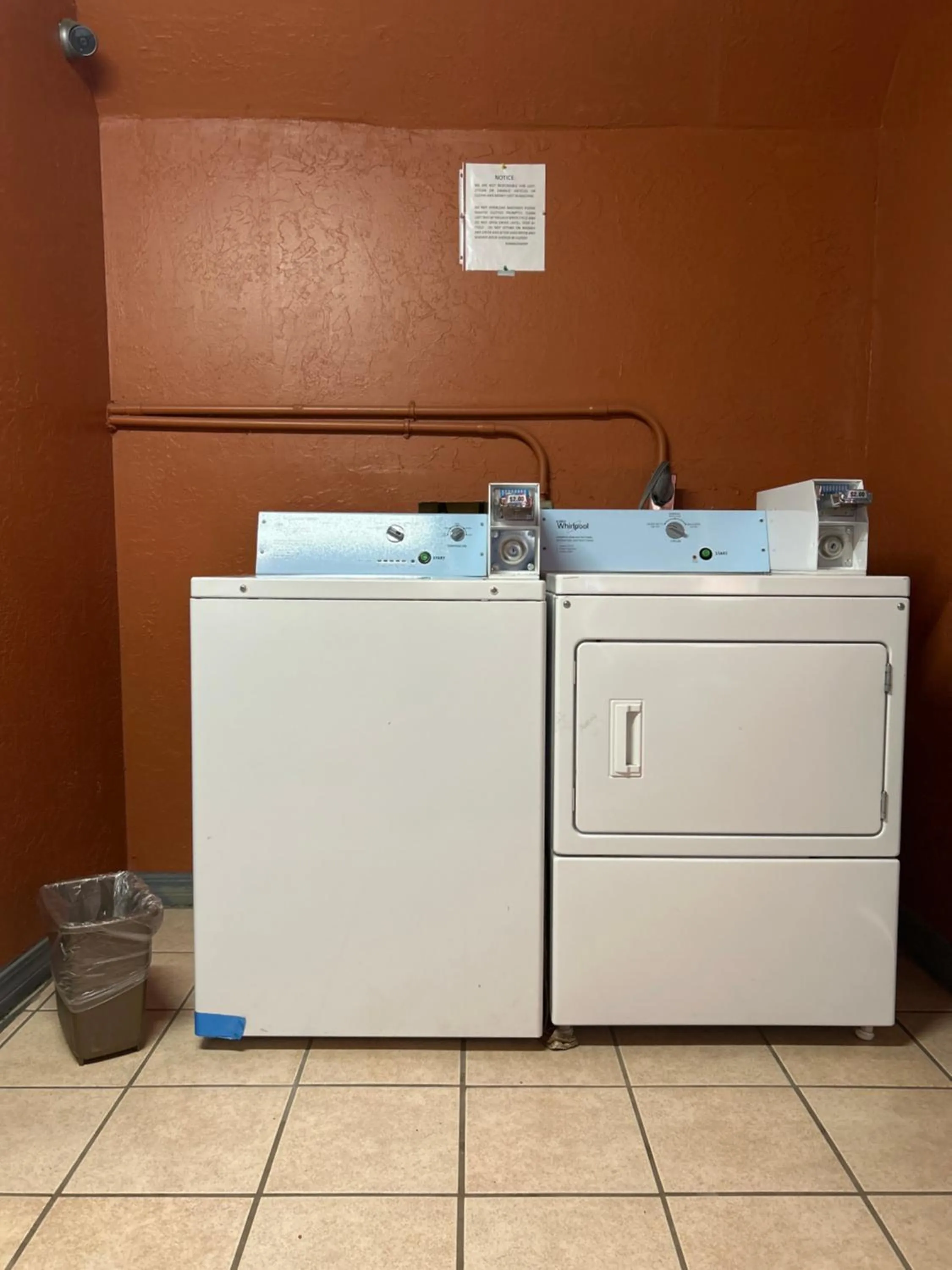 washing machine in Heritage Inn