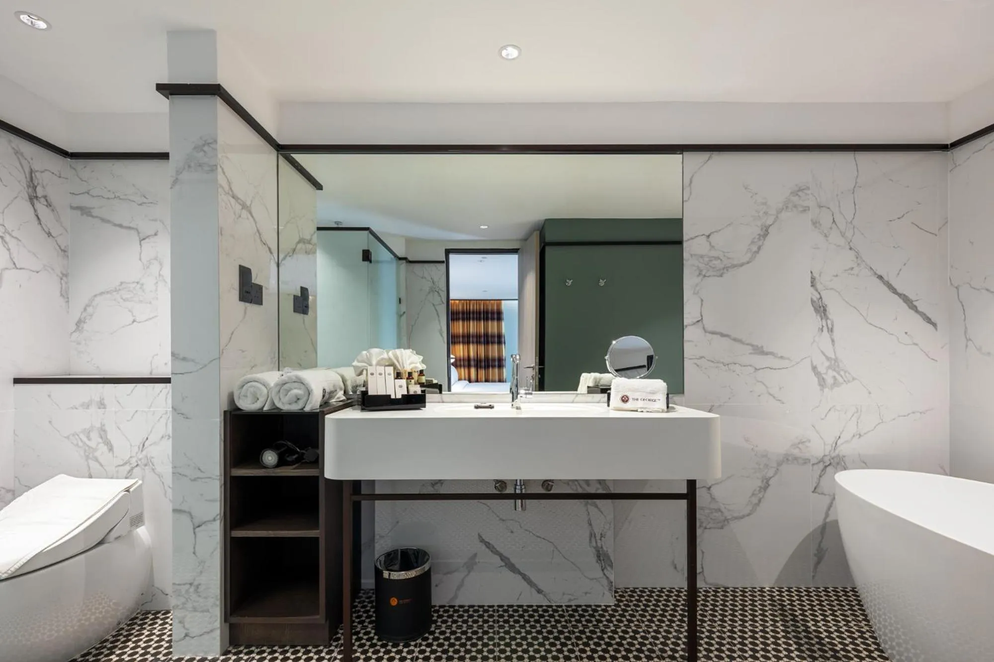 Bathroom in The George Penang by The Crest Collection