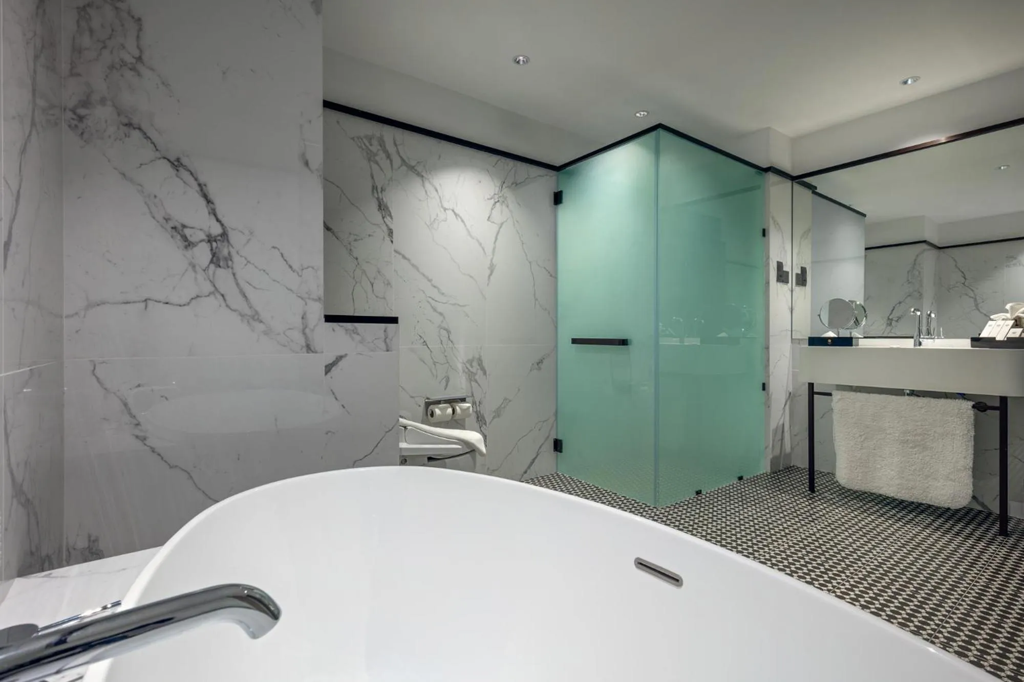 Bathroom in The George Penang by The Crest Collection