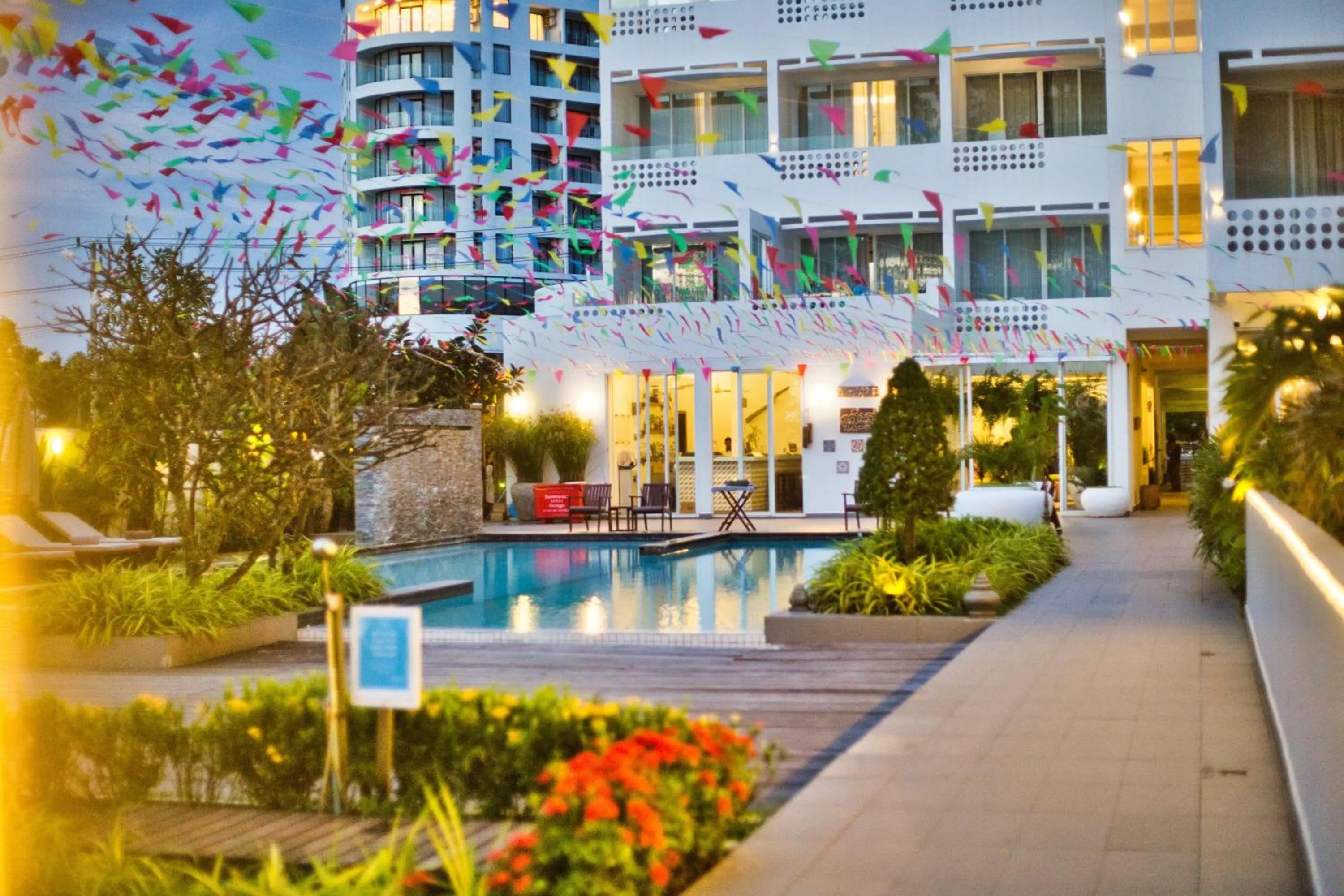 Swimming pool in Naiya Sea Resort