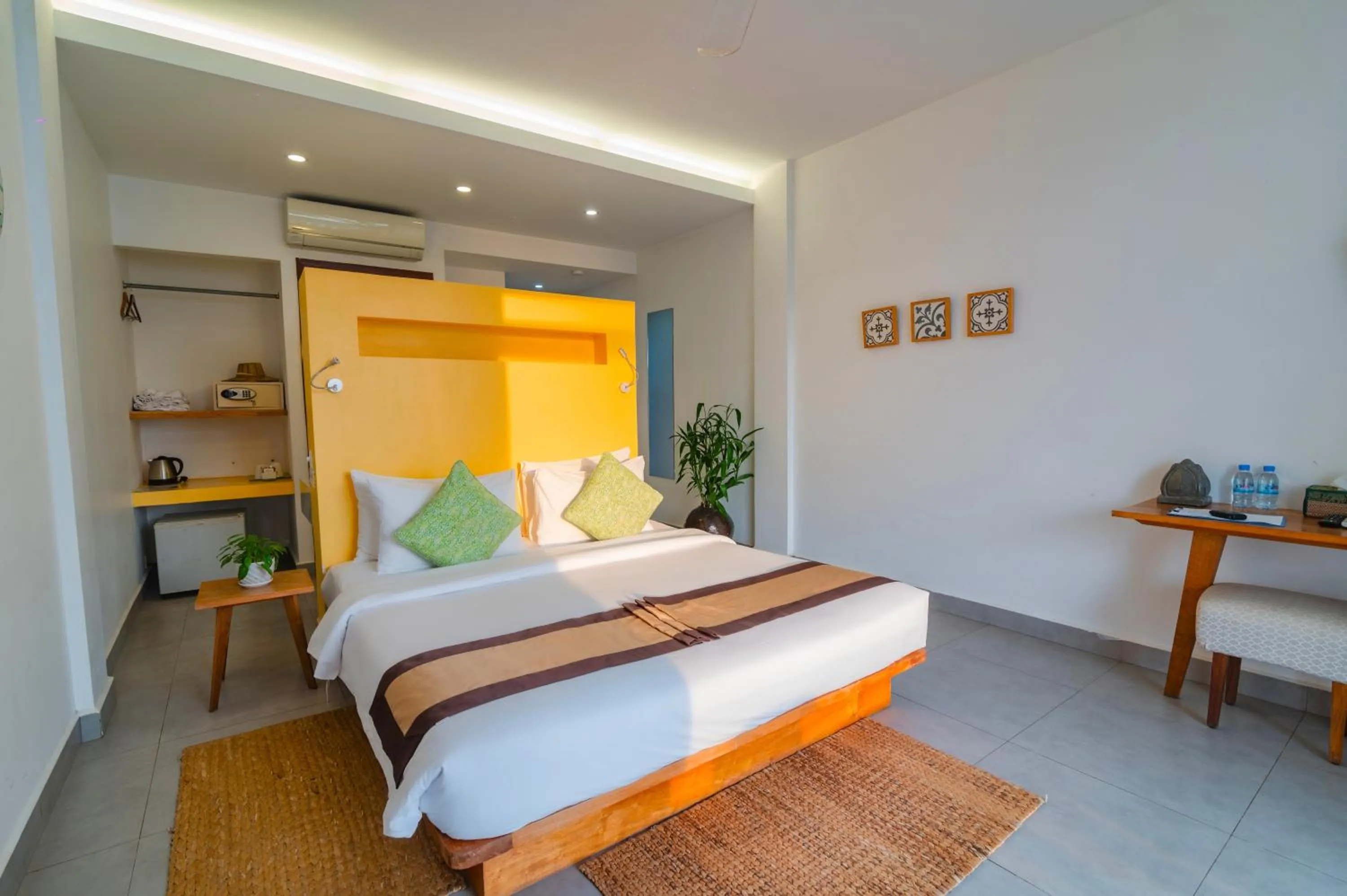 Bed in Naiya Sea Resort