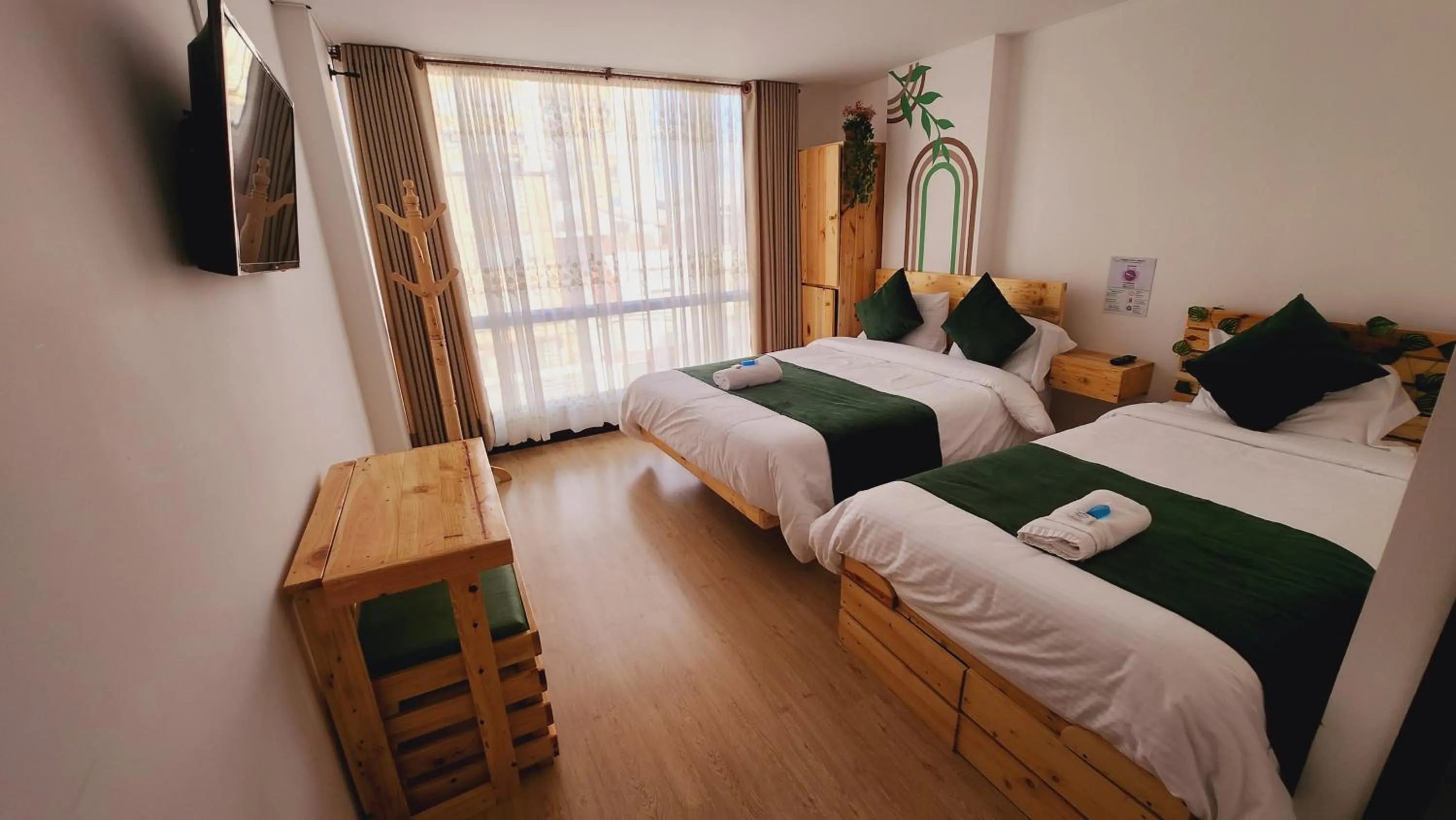 Bed in Hotel Natural Sevgi