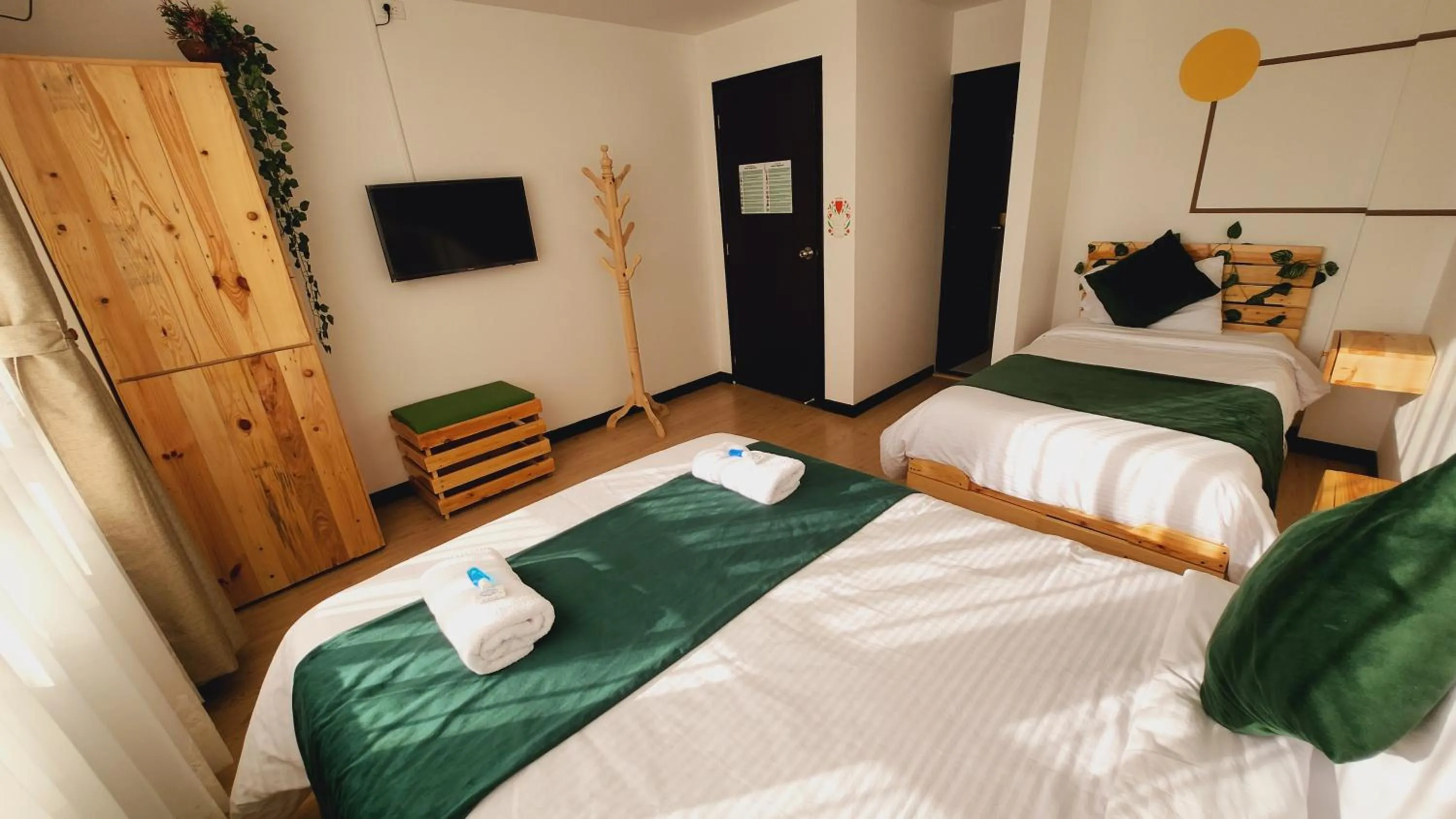 Bed in Hotel Natural Sevgi