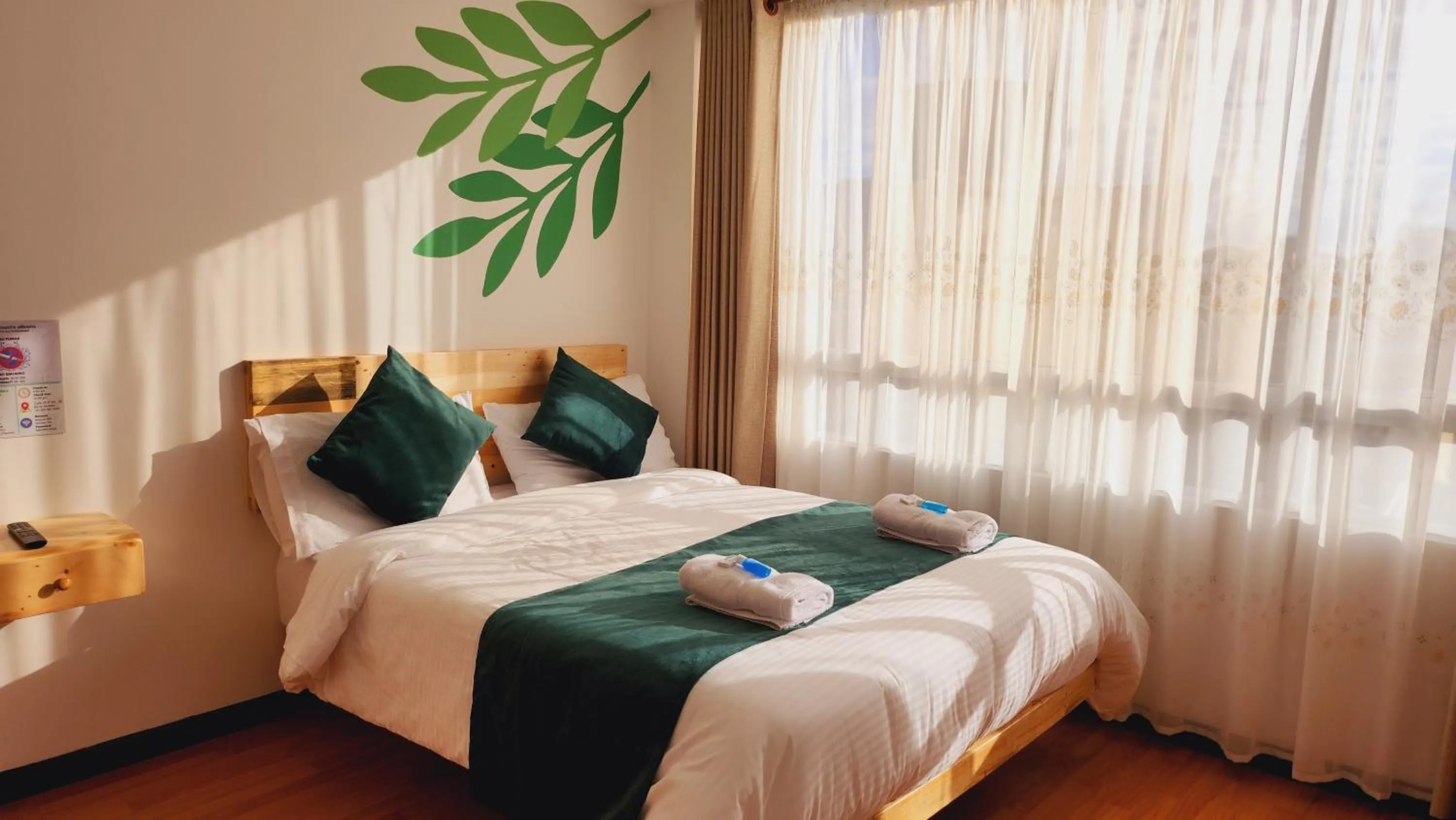 Bed in Hotel Natural Sevgi