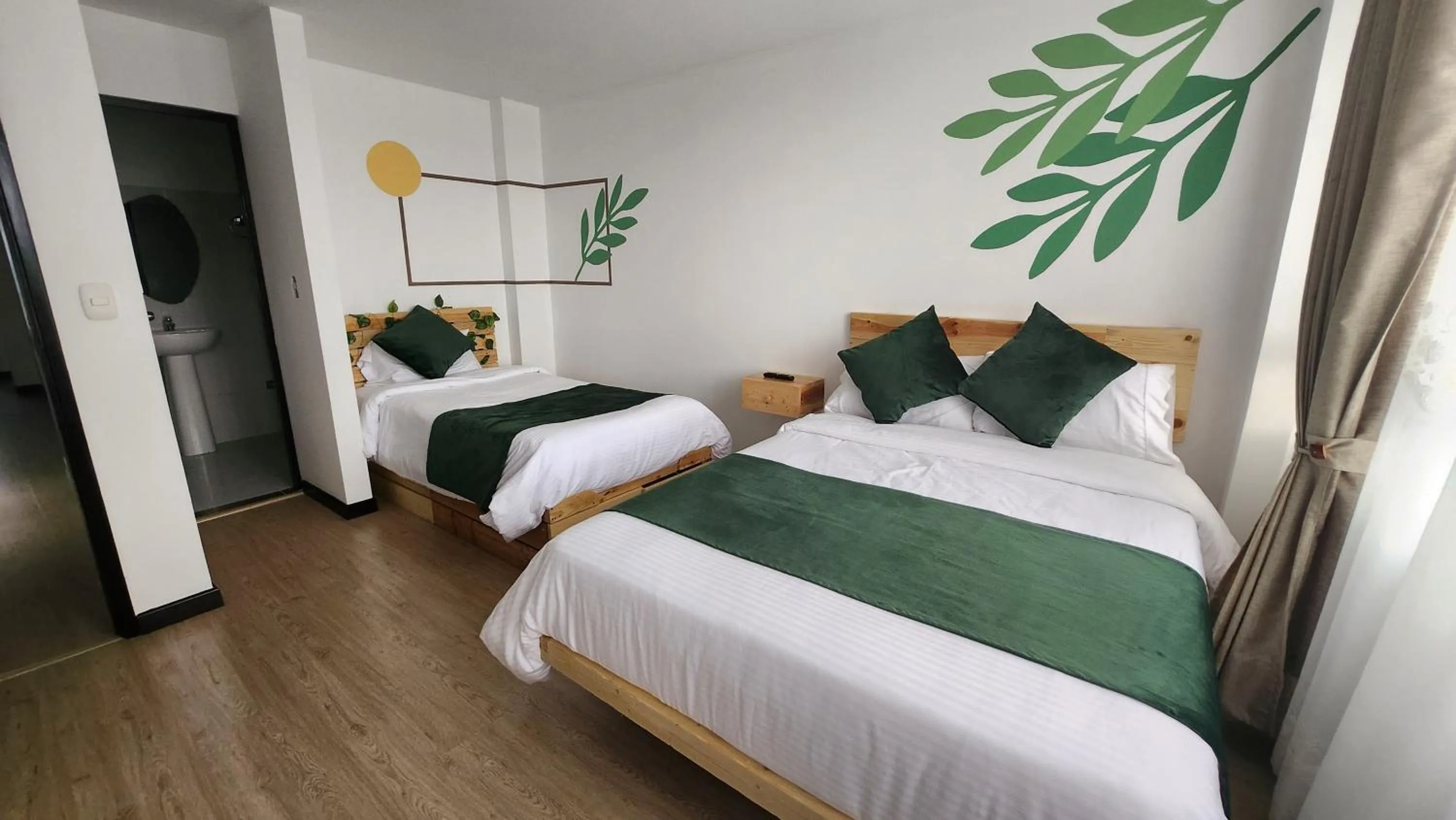 Bed in Hotel Natural Sevgi