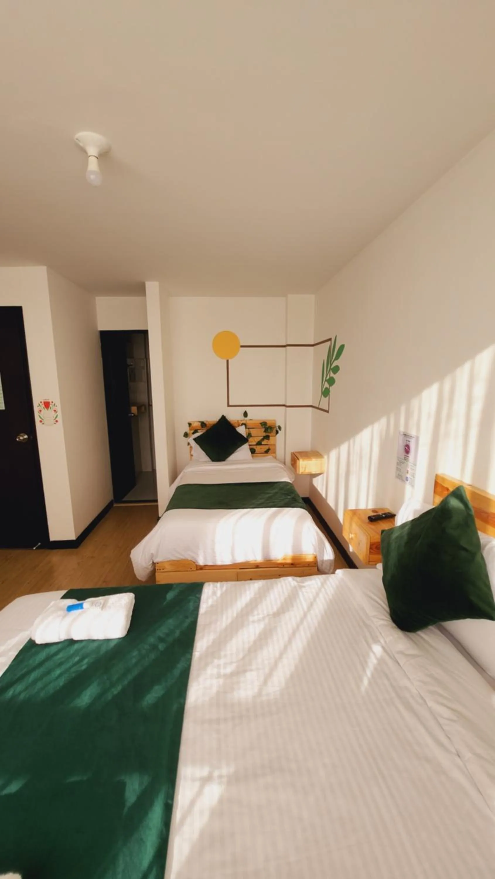 Bed in Hotel Natural Sevgi