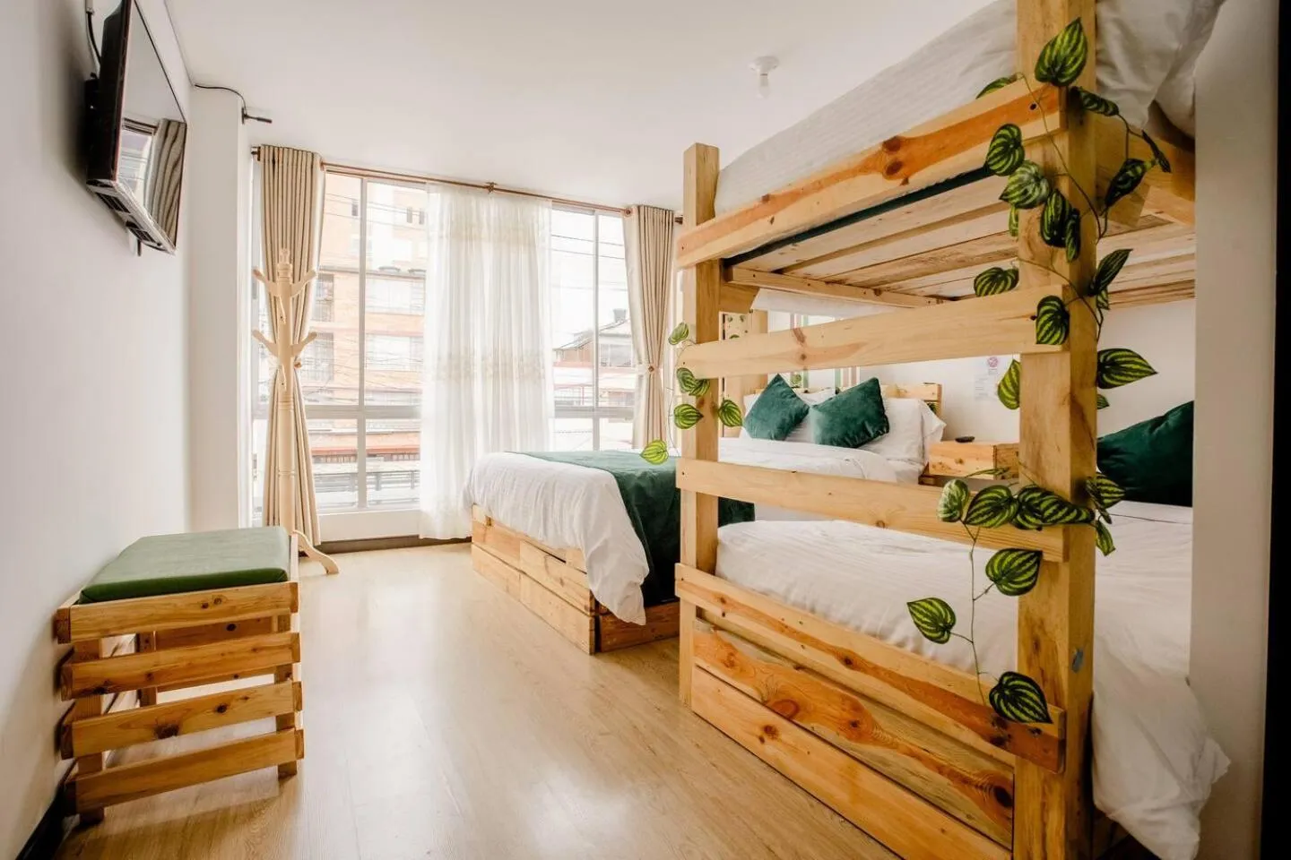 Bed in Hotel Natural Sevgi