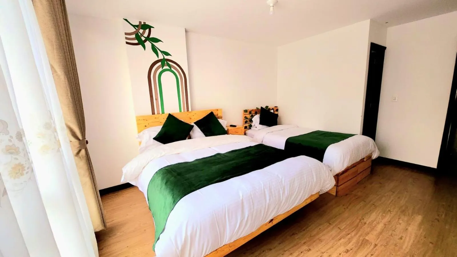 Bed in Hotel Natural Sevgi