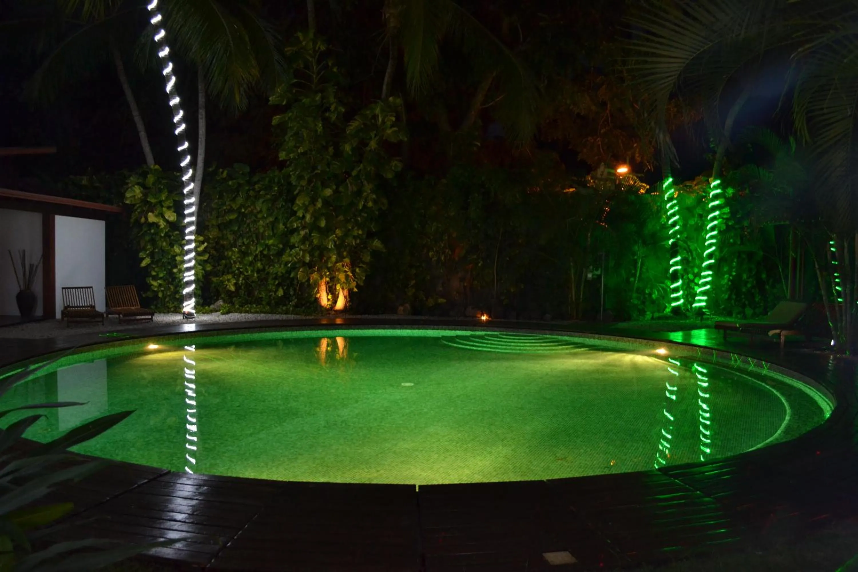 Night in Café de Playa Beach Front Hotel