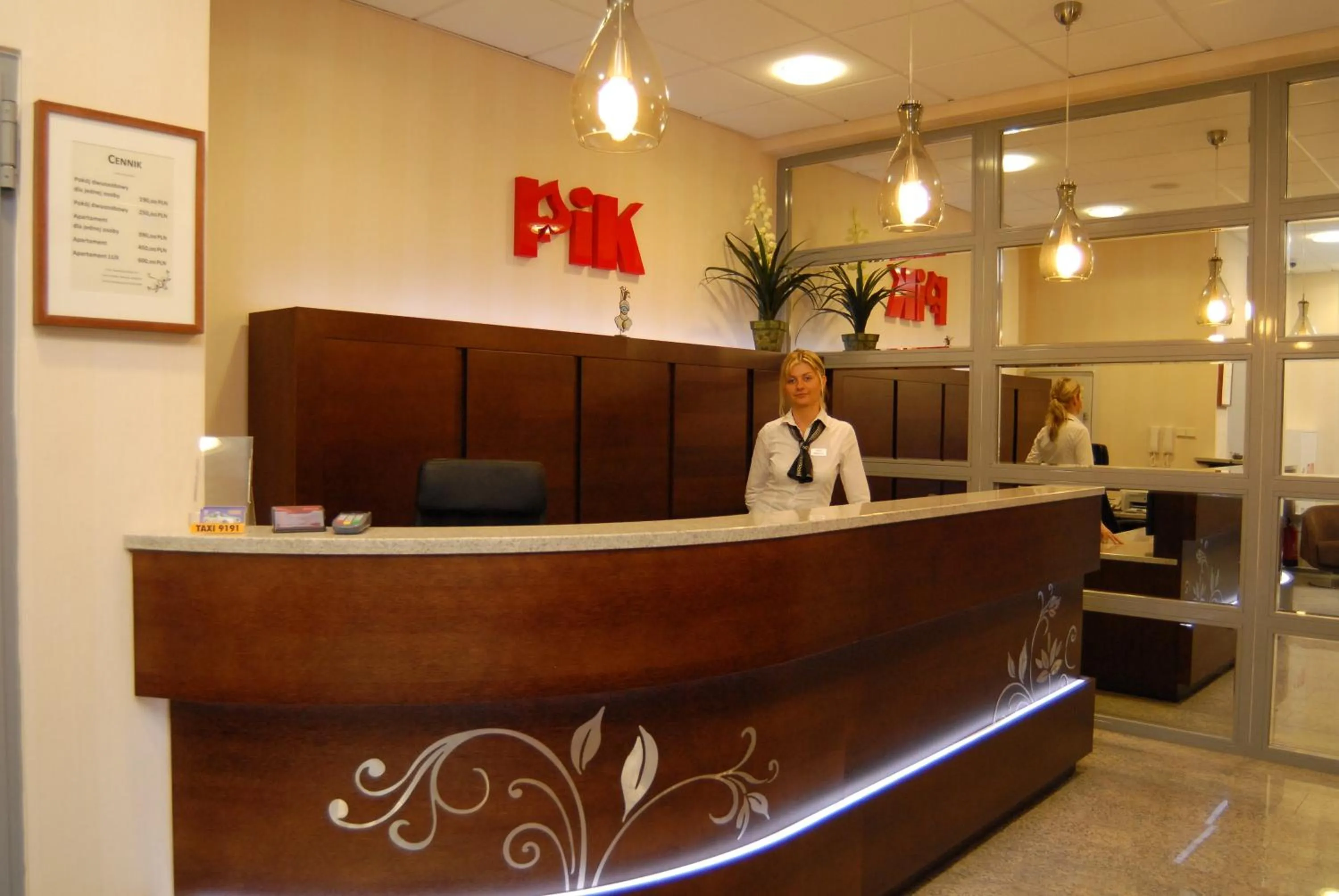 Lobby or reception in Hotel Pik