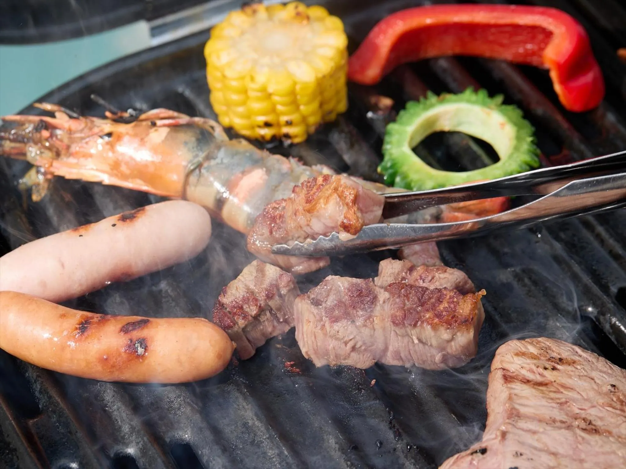 BBQ facilities in ADANRESORT LANA Villa Suite