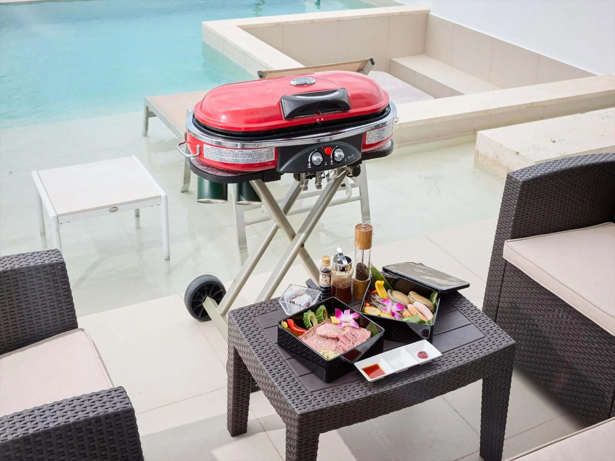 BBQ facilities in ADANRESORT LANA Villa Suite