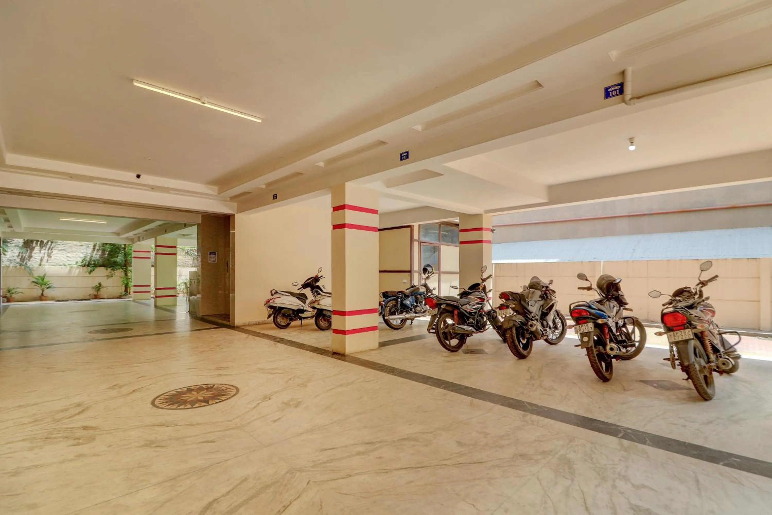 Parking in Hotel Atlas Stays Kukatpally Hyderabad
