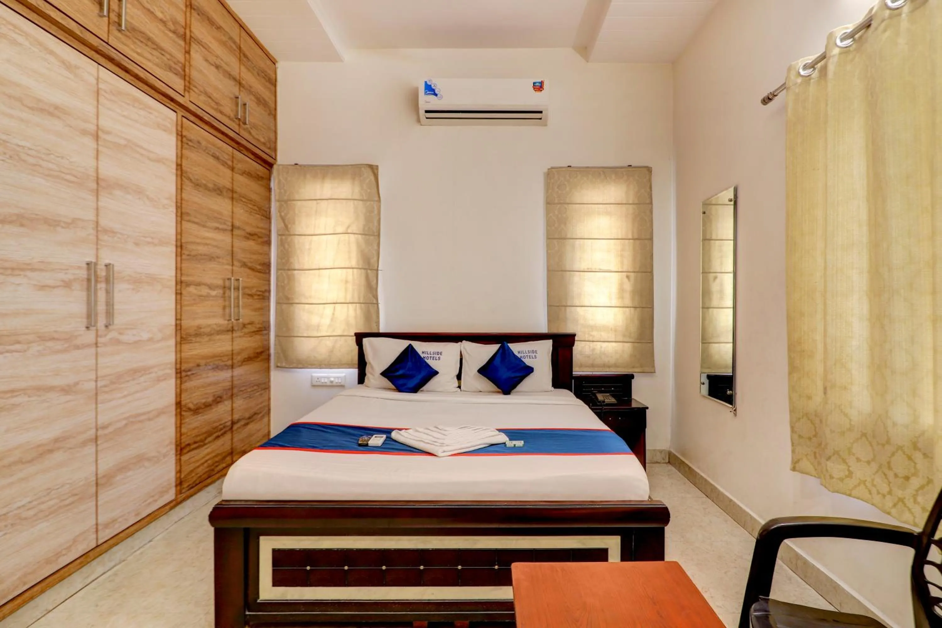 Bedroom, Bed in Hotel Atlas Stays Kukatpally Hyderabad